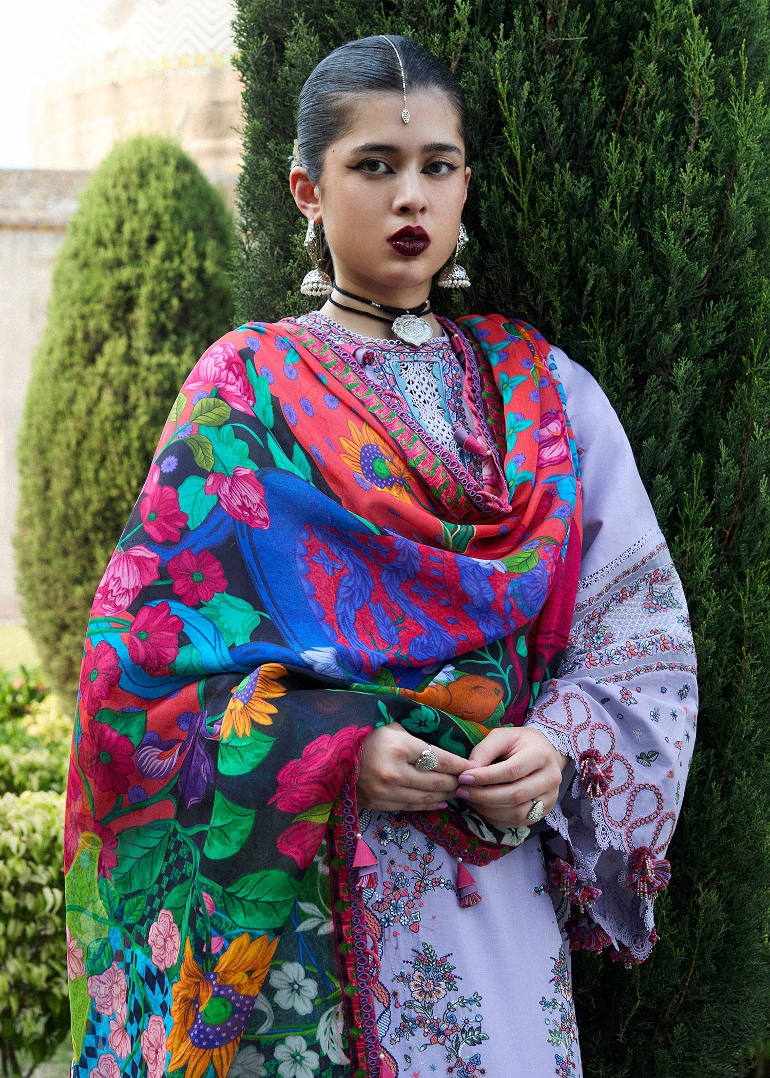 Hussain Rehar | Nirmal SS 25 | Inaya by Hussain Rehar - Designer Dress - Type: Ladies Clothes - Available at Libayah - 100% Original