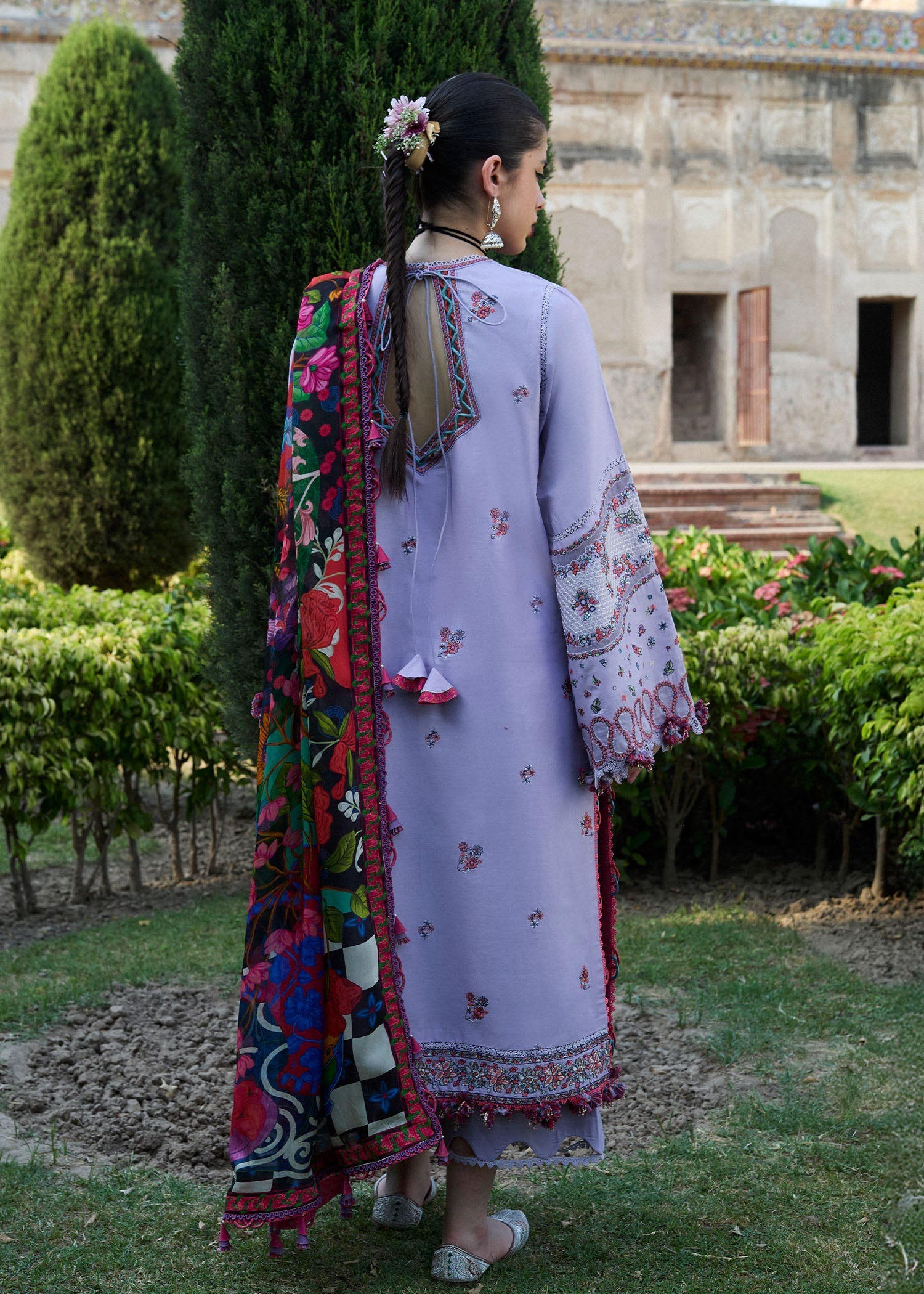 Hussain Rehar | Nirmal SS 25 | Inaya by Hussain Rehar - Designer Dress - Type: Ladies Clothes - Available at Libayah - 100% Original
