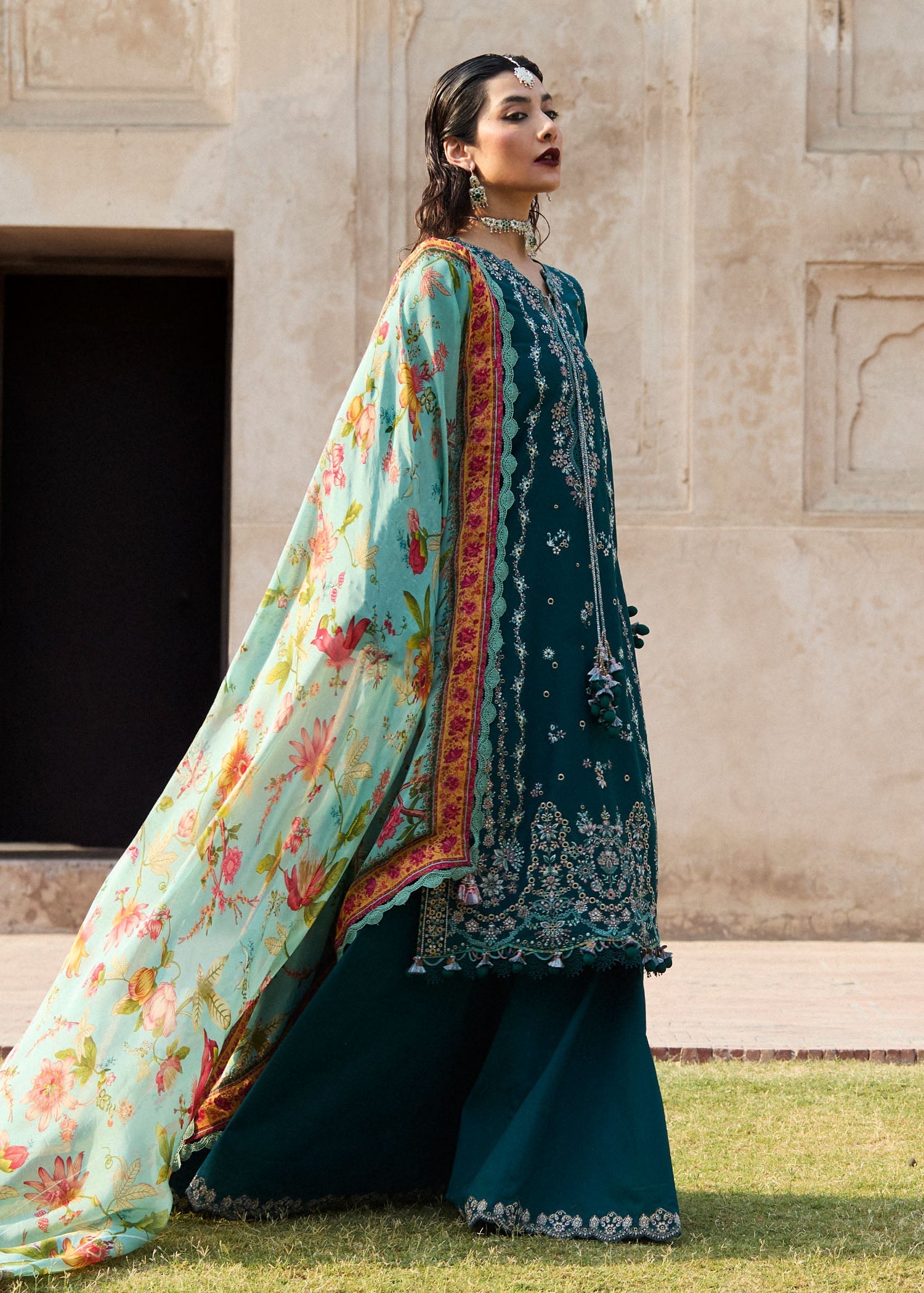 Hussain Rehar | Nirmal SS 25 | Saher by Hussain Rehar - Designer Dress - Type: Ladies Clothes - Available at Libayah - 100% Original