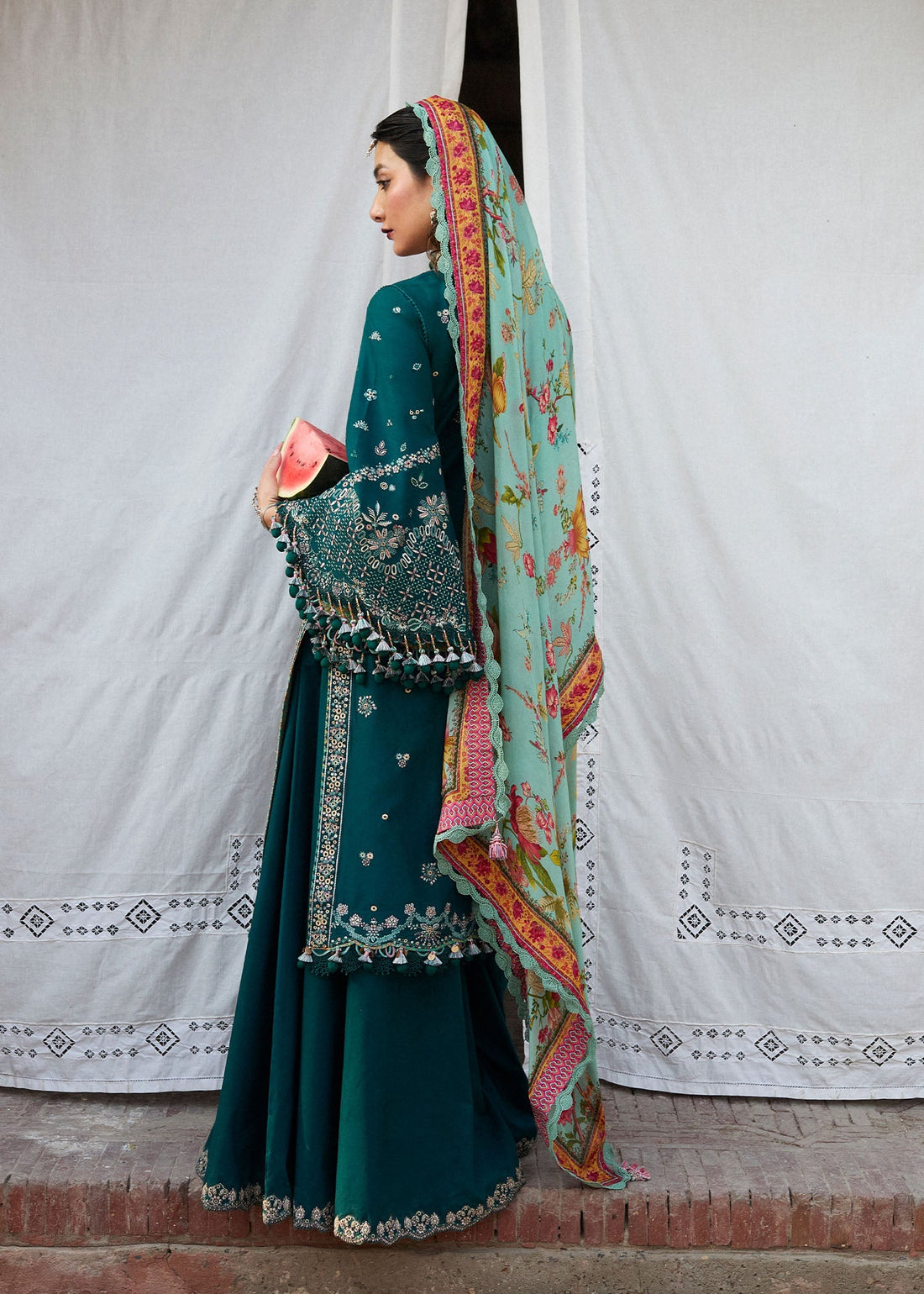 Hussain Rehar | Nirmal SS 25 | Saher by Hussain Rehar - Designer Dress - Type: Ladies Clothes - Available at Libayah - 100% Original