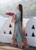 Hussain Rehar | Luxury Lawn 25 | Malibu by Hussain Rehar - Designer Dress - Type: Ladies Clothes - Available at Libayah - 100% Original