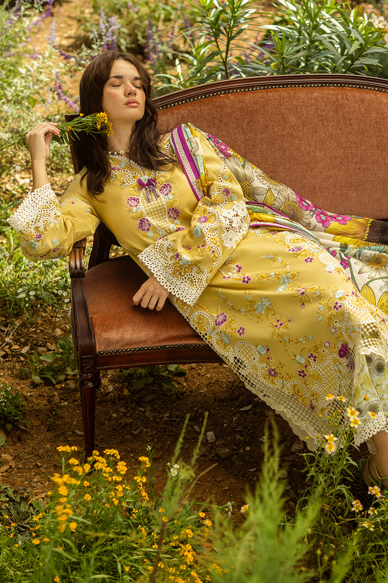 Mushq | Secret Garden Hemline 25 | Faded Sunflower by Mushq - Designer Dress  - Type : Ladies Clothes - Available at Libayah - 100% Original 
