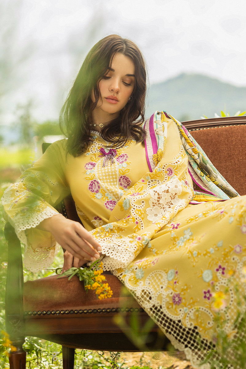 Mushq | Secret Garden Hemline 25 | Faded Sunflower by Mushq - Designer Dress  - Type : Ladies Clothes - Available at Libayah - 100% Original 