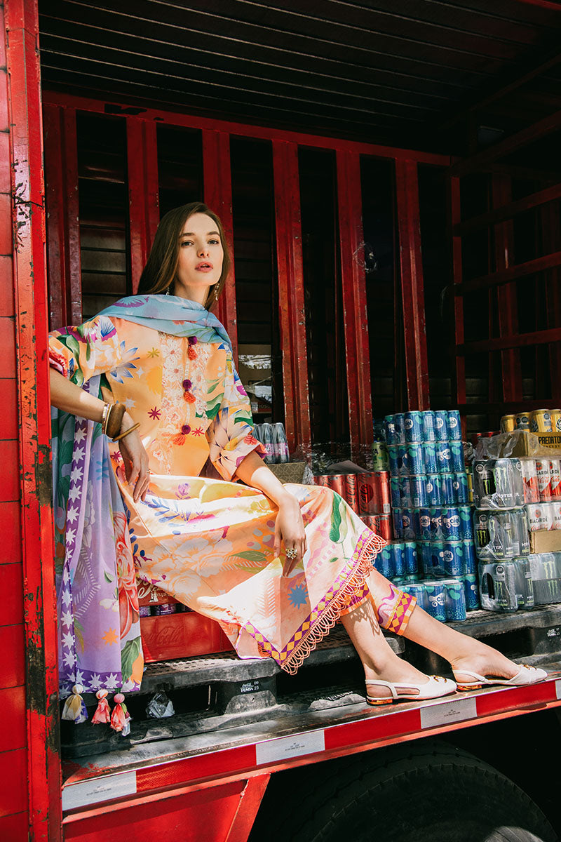 Mushq | La Dolce Hemline Prints 25 | Angels Song by Mushq - Designer Dress - Type: Ladies Clothes - Available at Libayah - 100% Original