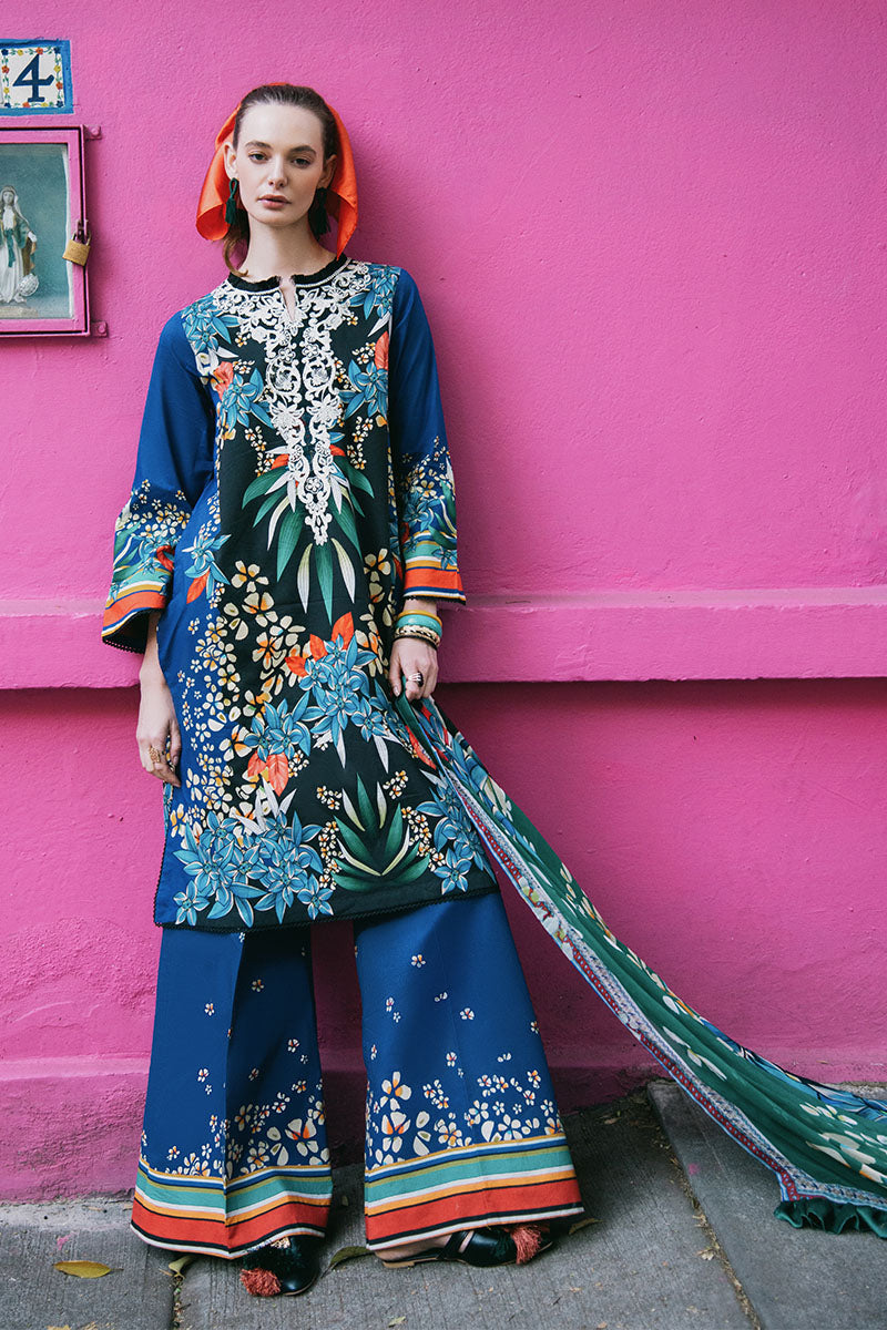 Mushq | La Dolce Hemline Prints 25 | Life of Irises by Mushq - Designer Dress - Type: Ladies Clothes - Available at Libayah - 100% Original