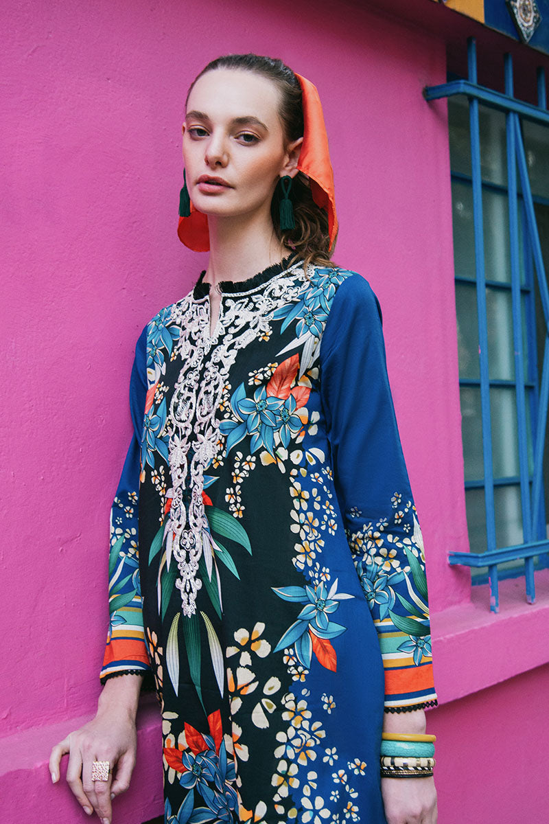 Mushq | La Dolce Hemline Prints 25 | Life of Irises by Mushq - Designer Dress - Type: Ladies Clothes - Available at Libayah - 100% Original