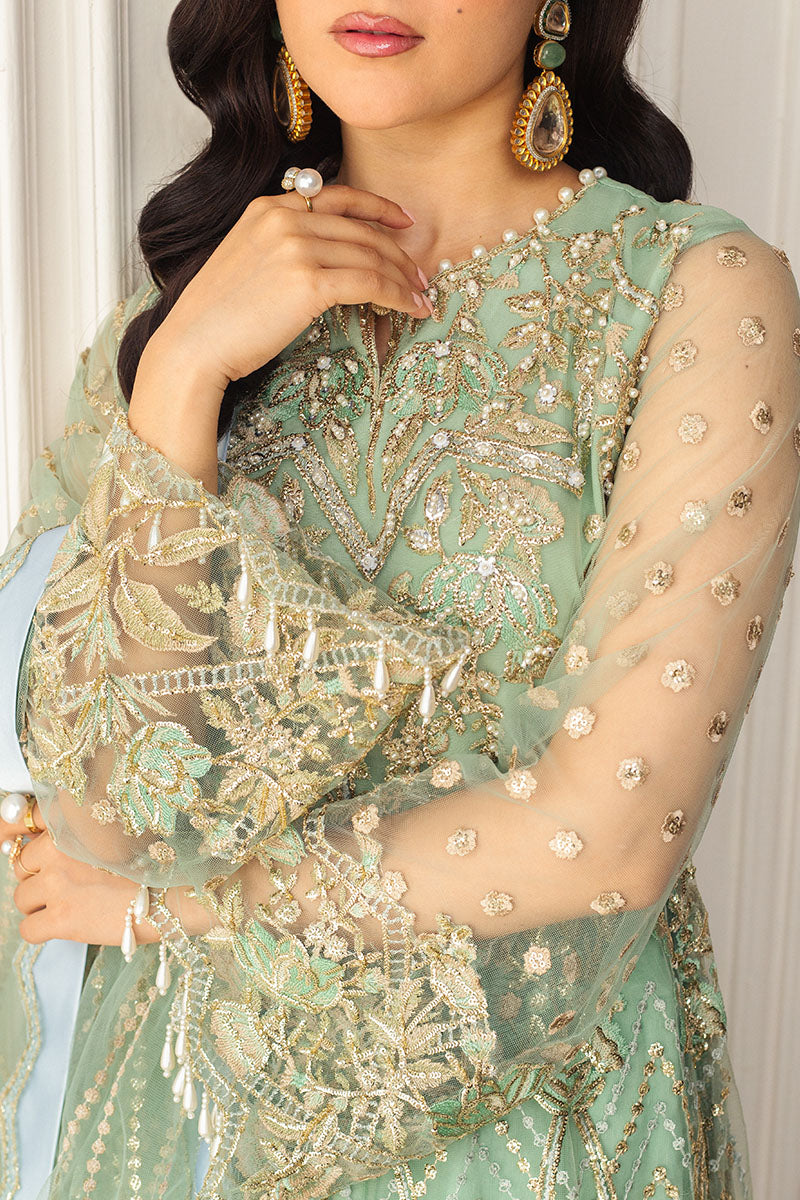 Mushq | Hemline Aura Debut Wedding Formals | PISTACHIO by Mushq - Designer Dress  - Type : Wedding Dress - Available at Libayah - 100% Original 