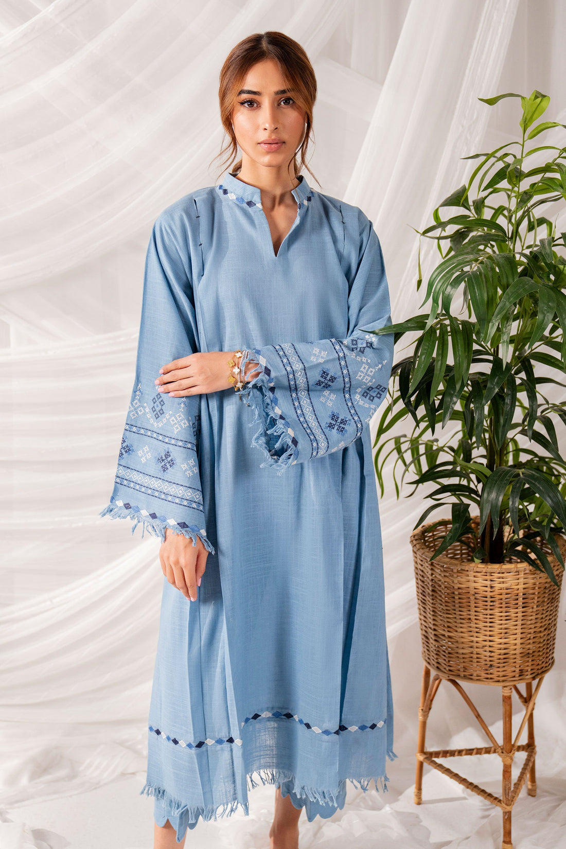 Hana | Khaddar Edit | Elvan by Hana - Designer Dress - Type: Ladies Clothes - Available at Libayah - 100% Original