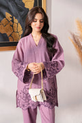 Hana | Khaddar Edit |  Mauve by Hana - Designer Dress - Type: Ladies Clothes - Available at Libayah - 100% Original
