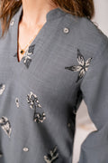 Hana | Khaddar Edit |  Sedefi by Hana - Designer Dress - Type: Ladies Clothes - Available at Libayah - 100% Original