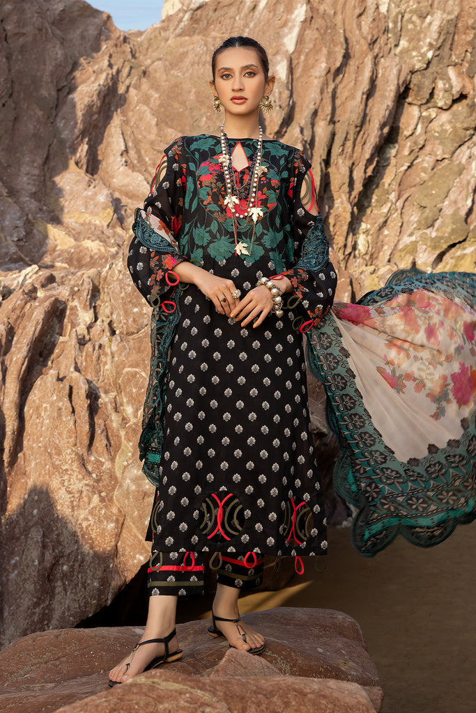 Charizma | Print Melody Vol 3 | PM4-16A by Charizma - Designer Dress - Type: Ladies Clothes - Available at Libayah - 100% Original