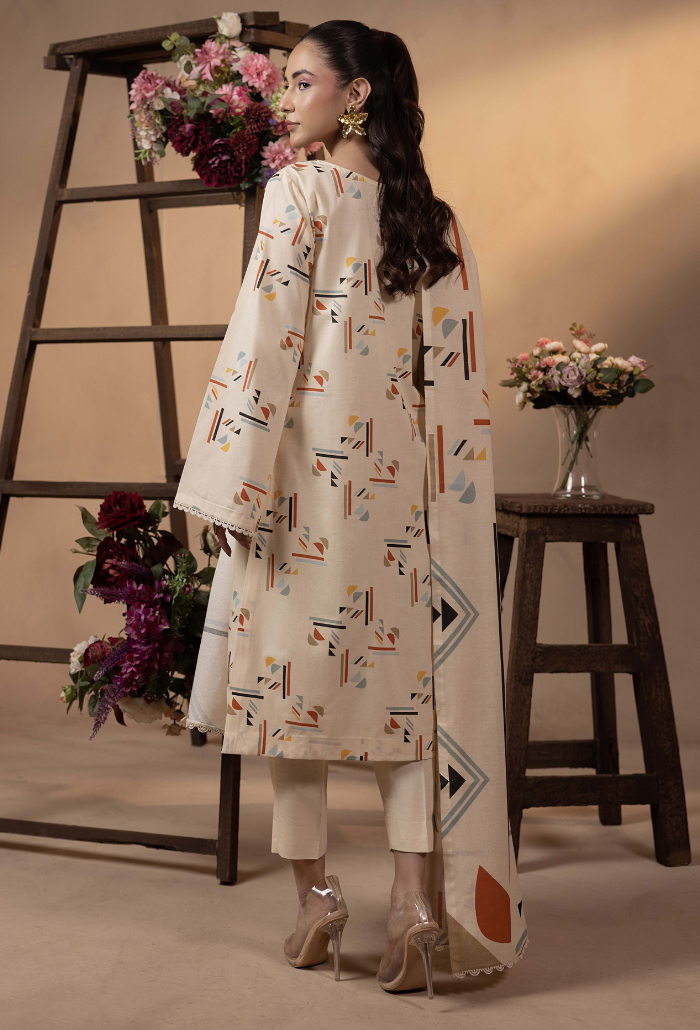 Humdum | Raya Khaddar |  Raya - D10 by Humdum - Designer Dress - Type: Ladies Clothes - Available at Libayah - 100% Original