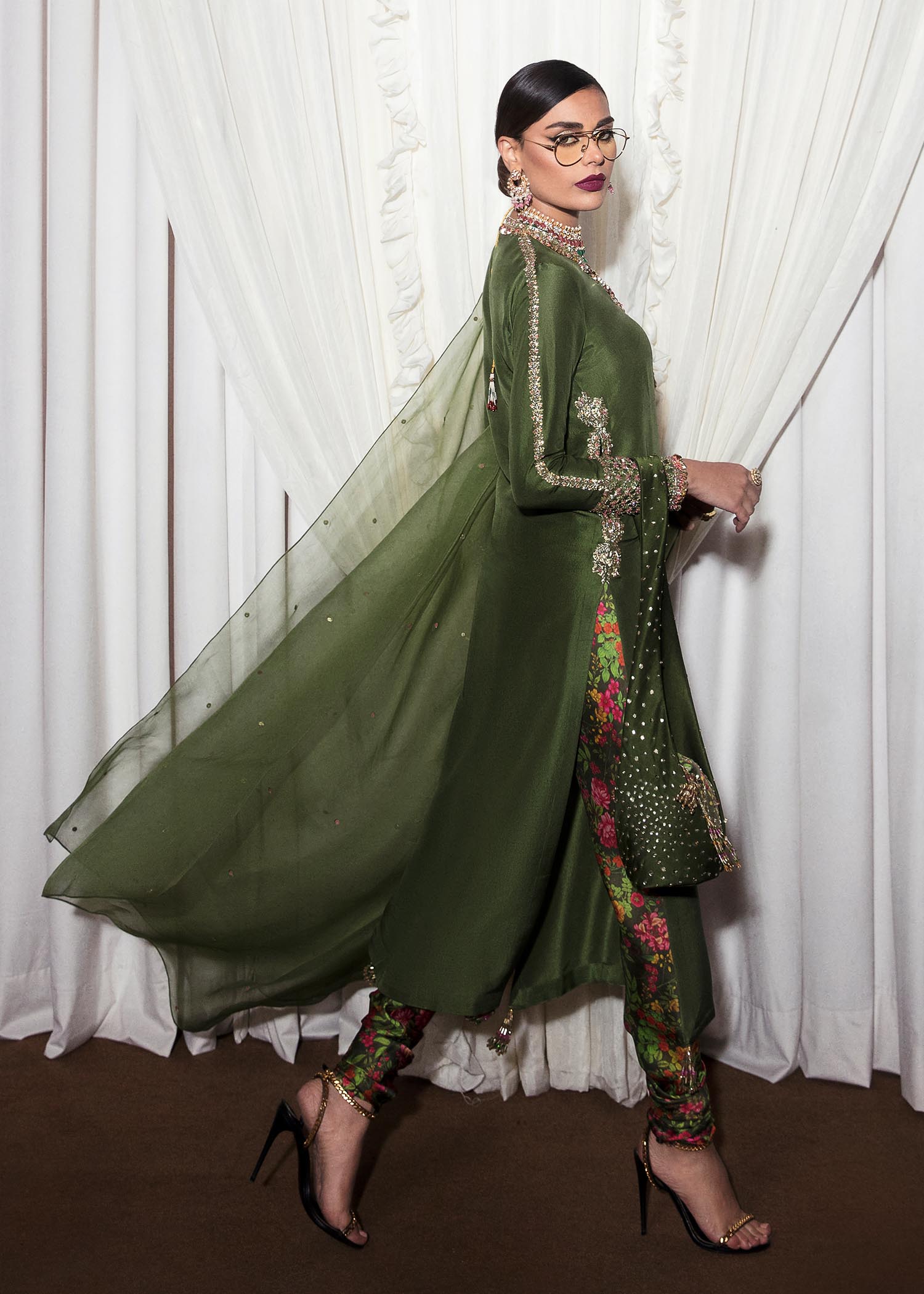 Hussain Rehar | Basic Not Basic |  Zelen by Hussain Rehar - Designer Dress - Type: Ladies Clothes - Available at Libayah - 100% Original