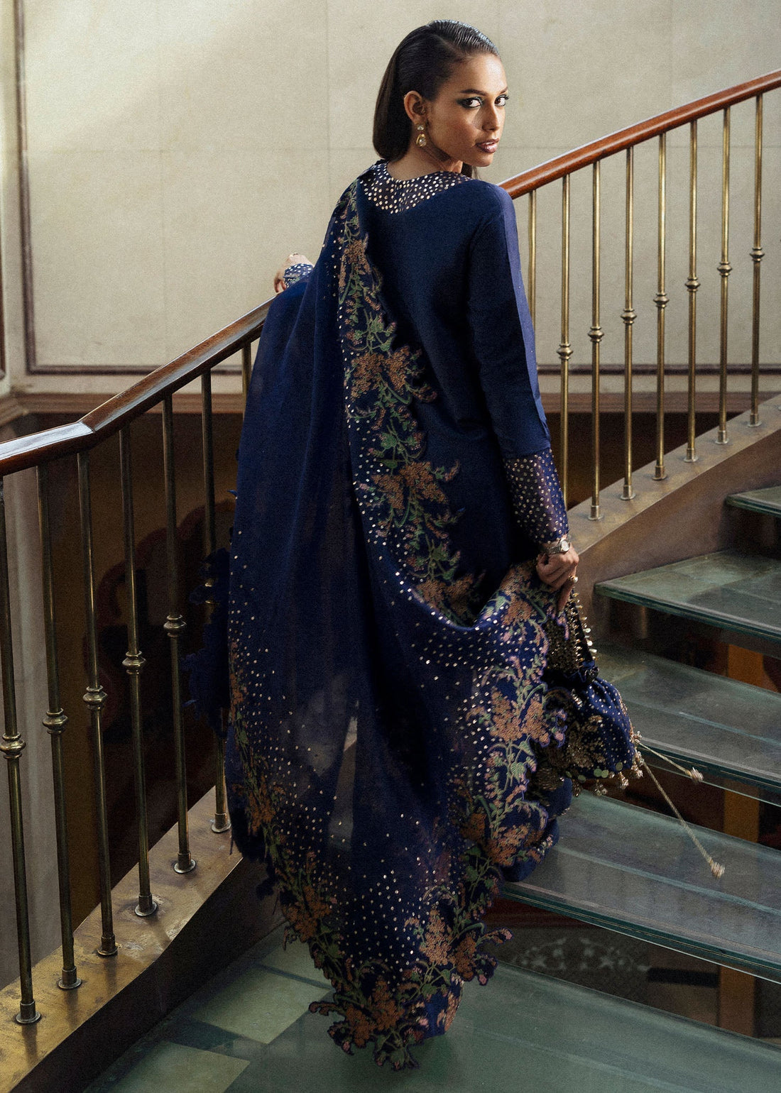 Hussain Rehar | Basic Not Basic |  Nocturne by Hussain Rehar - Designer Dress - Type: Ladies Clothes - Available at Libayah - 100% Original