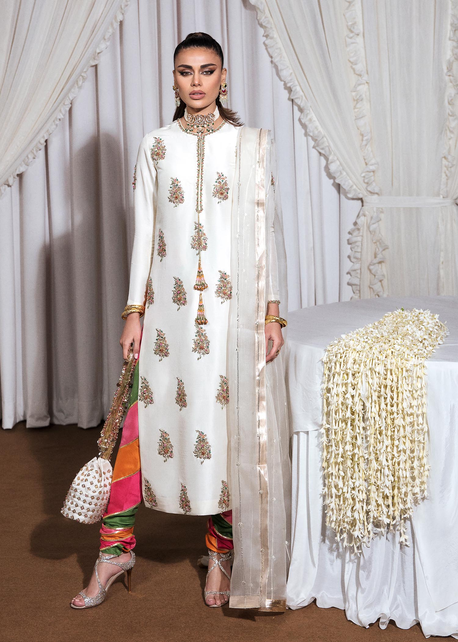 Hussain Rehar | Basic Not Basic |  Blanc by Hussain Rehar - Designer Dress - Type: Ladies Clothes - Available at Libayah - 100% Original