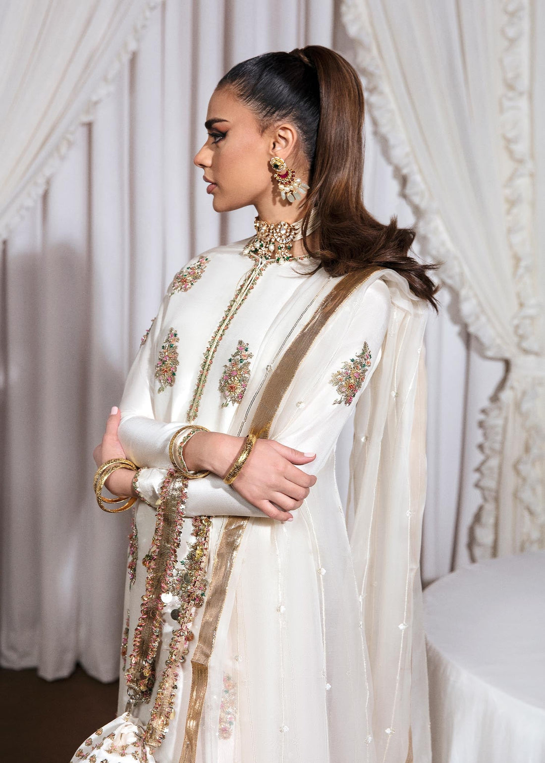 Hussain Rehar | Basic Not Basic |  Blanc by Hussain Rehar - Designer Dress - Type: Ladies Clothes - Available at Libayah - 100% Original