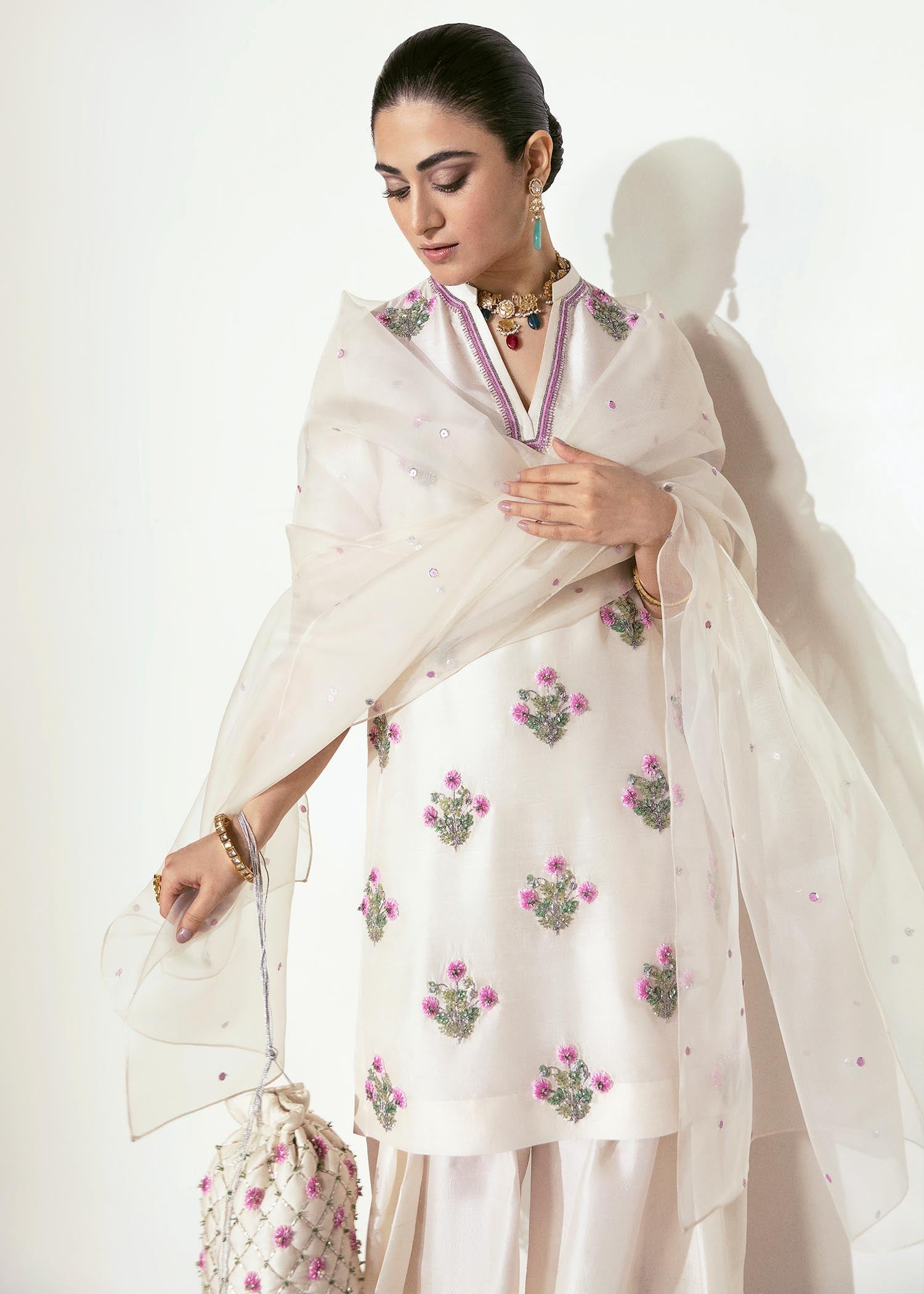 Hussain Rehar | Basic Not Basic |  CONIFER by Hussain Rehar - Designer Dress - Type: Ladies Clothes - Available at Libayah - 100% Original