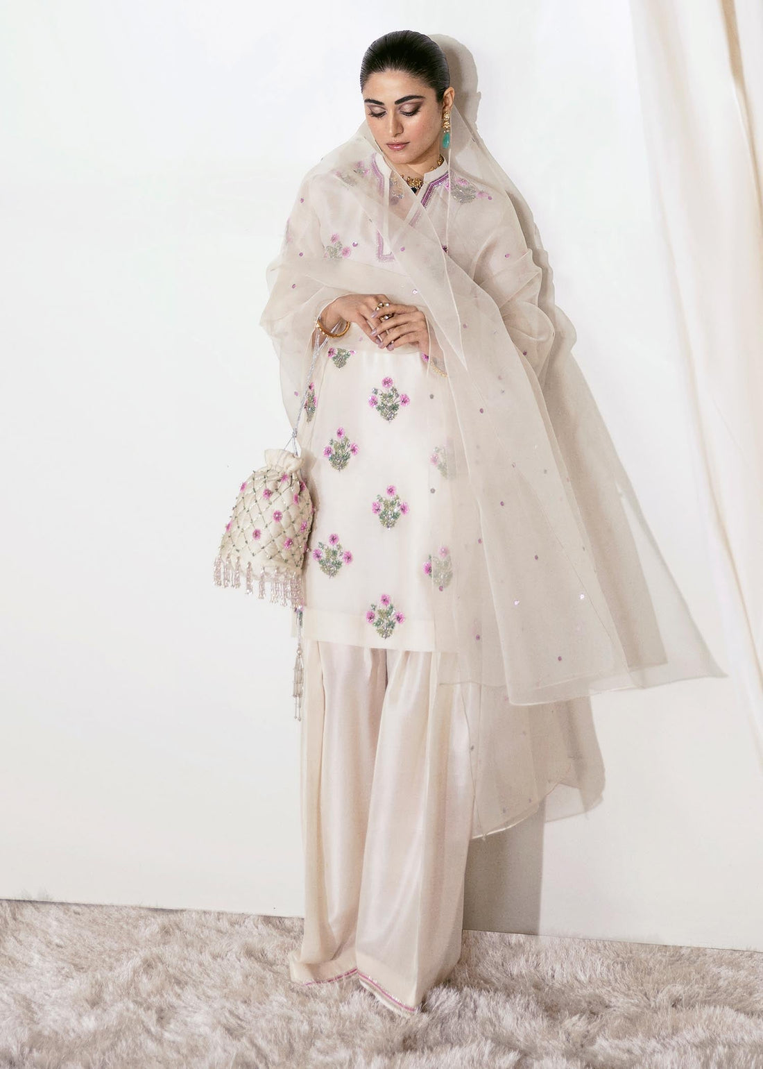 Hussain Rehar | Basic Not Basic |  CONIFER by Hussain Rehar - Designer Dress - Type: Ladies Clothes - Available at Libayah - 100% Original