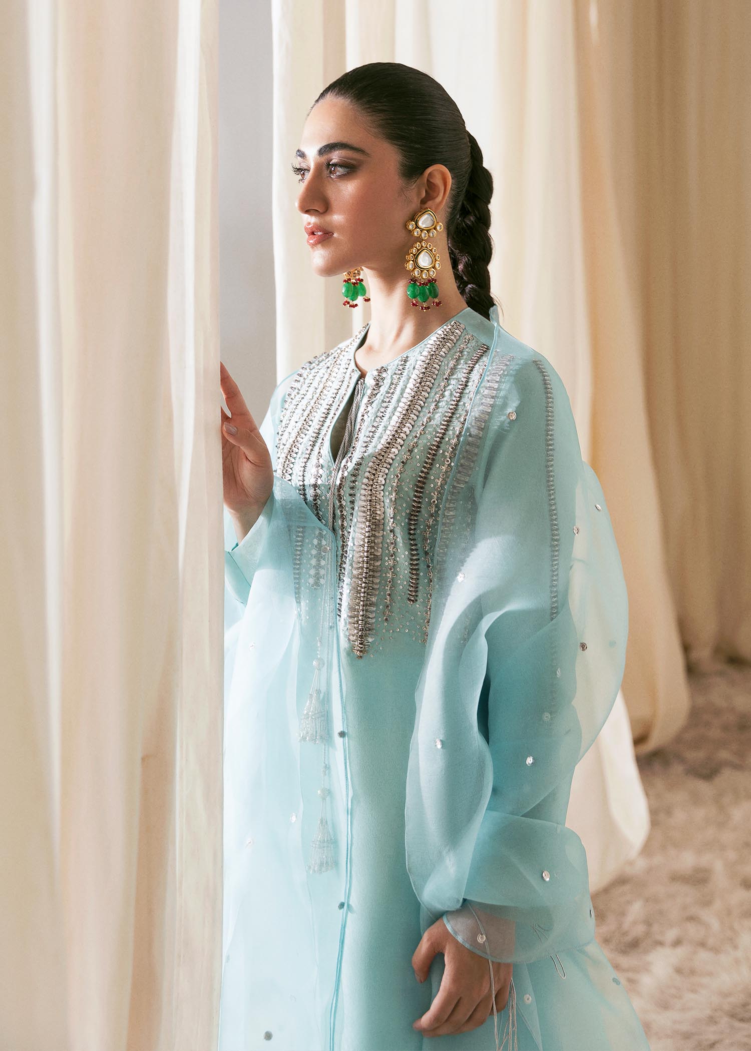 Hussain Rehar | Basic Not Basic |  INDICA by Hussain Rehar - Designer Dress - Type: Ladies Clothes - Available at Libayah - 100% Original