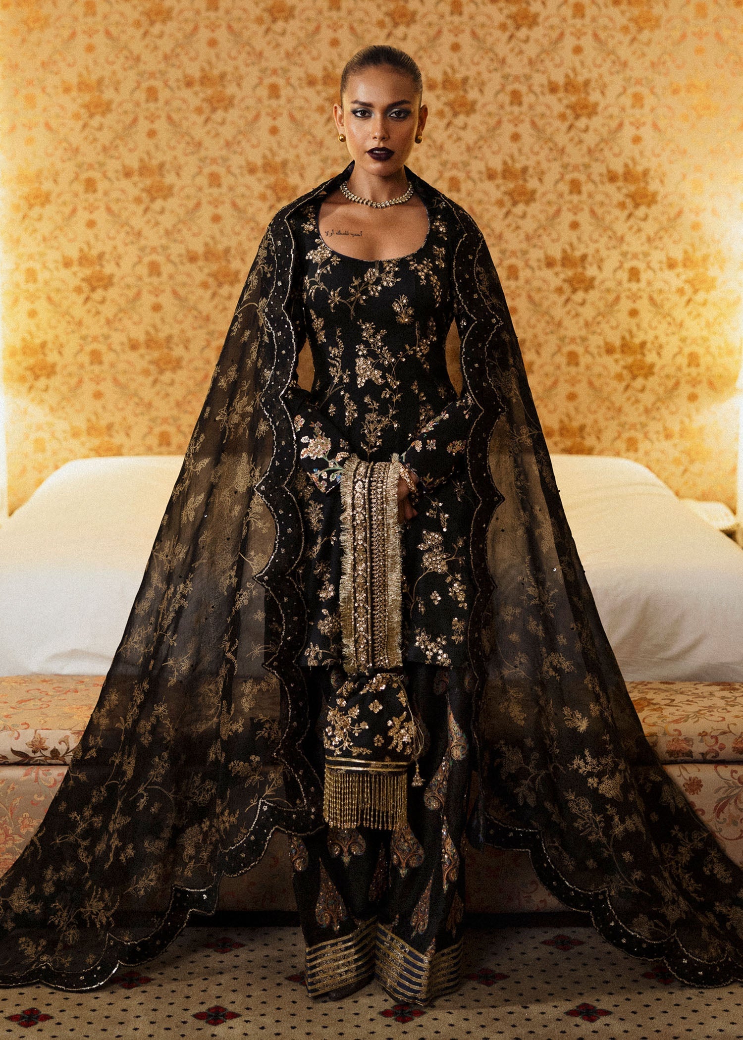 Hussain Rehar | Basic Not Basic |  Auric by Hussain Rehar - Designer Dress - Type: Ladies Clothes - Available at Libayah - 100% Original