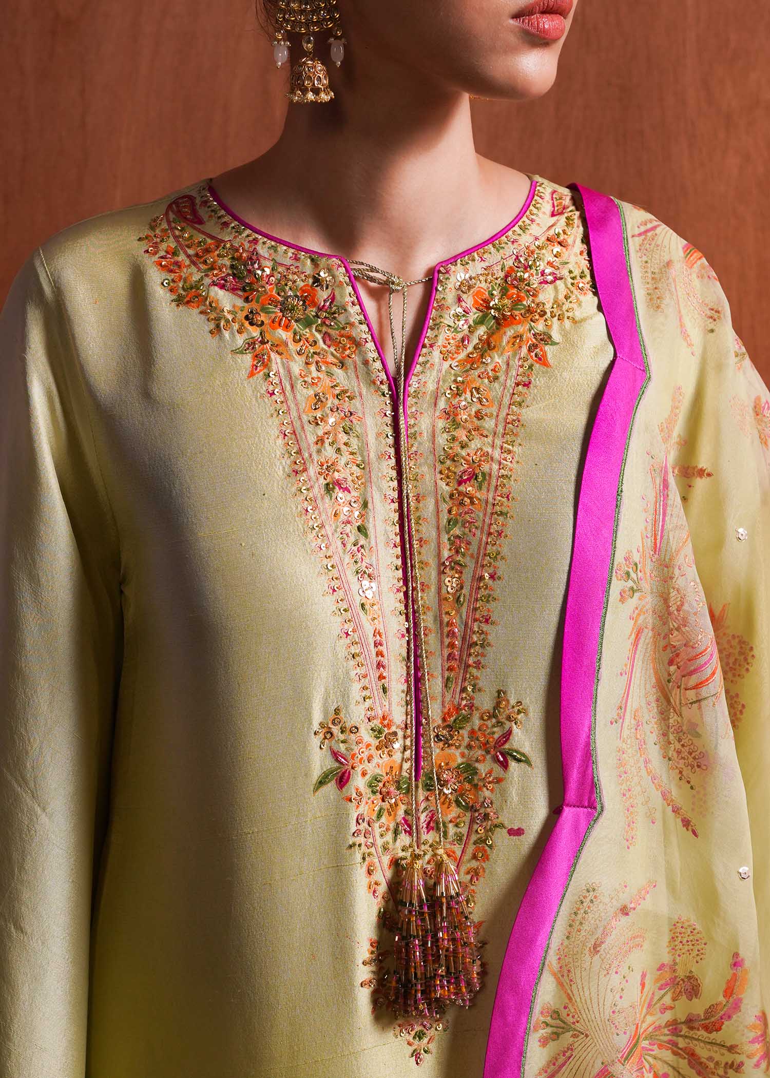 Hussain Rehar | Basic Not Basic |  Meadow by Hussain Rehar - Designer Dress - Type: Ladies Clothes - Available at Libayah - 100% Original