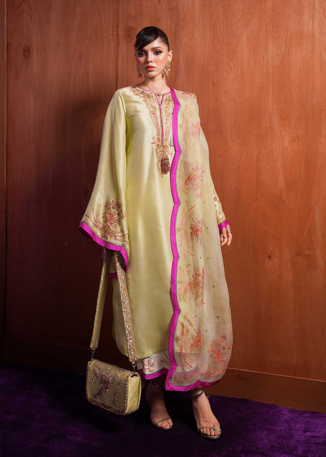 Hussain Rehar | Basic Not Basic |  Meadow by Hussain Rehar - Designer Dress - Type: Ladies Clothes - Available at Libayah - 100% Original