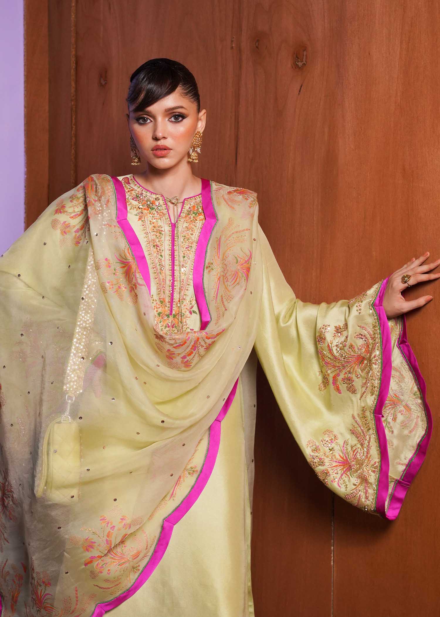 Hussain Rehar | Basic Not Basic |  Meadow by Hussain Rehar - Designer Dress - Type: Ladies Clothes - Available at Libayah - 100% Original