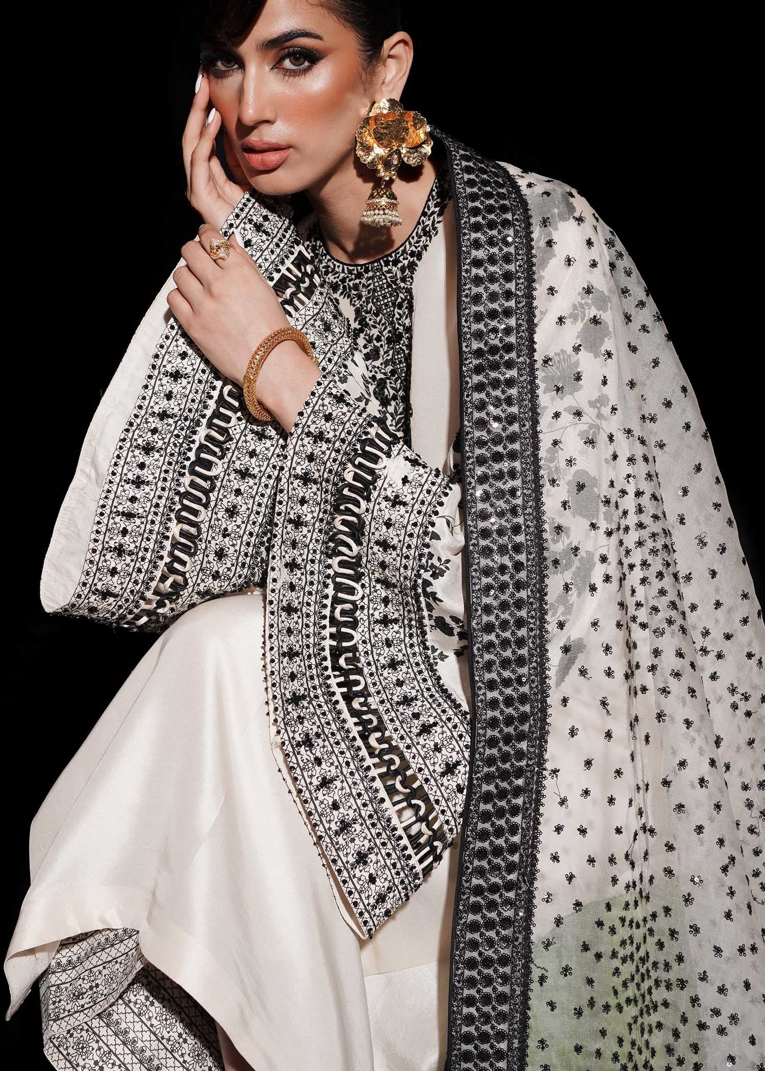 Hussain Rehar | Basic Not Basic |  lily by Hussain Rehar - Designer Dress - Type: Ladies Clothes - Available at Libayah - 100% Original