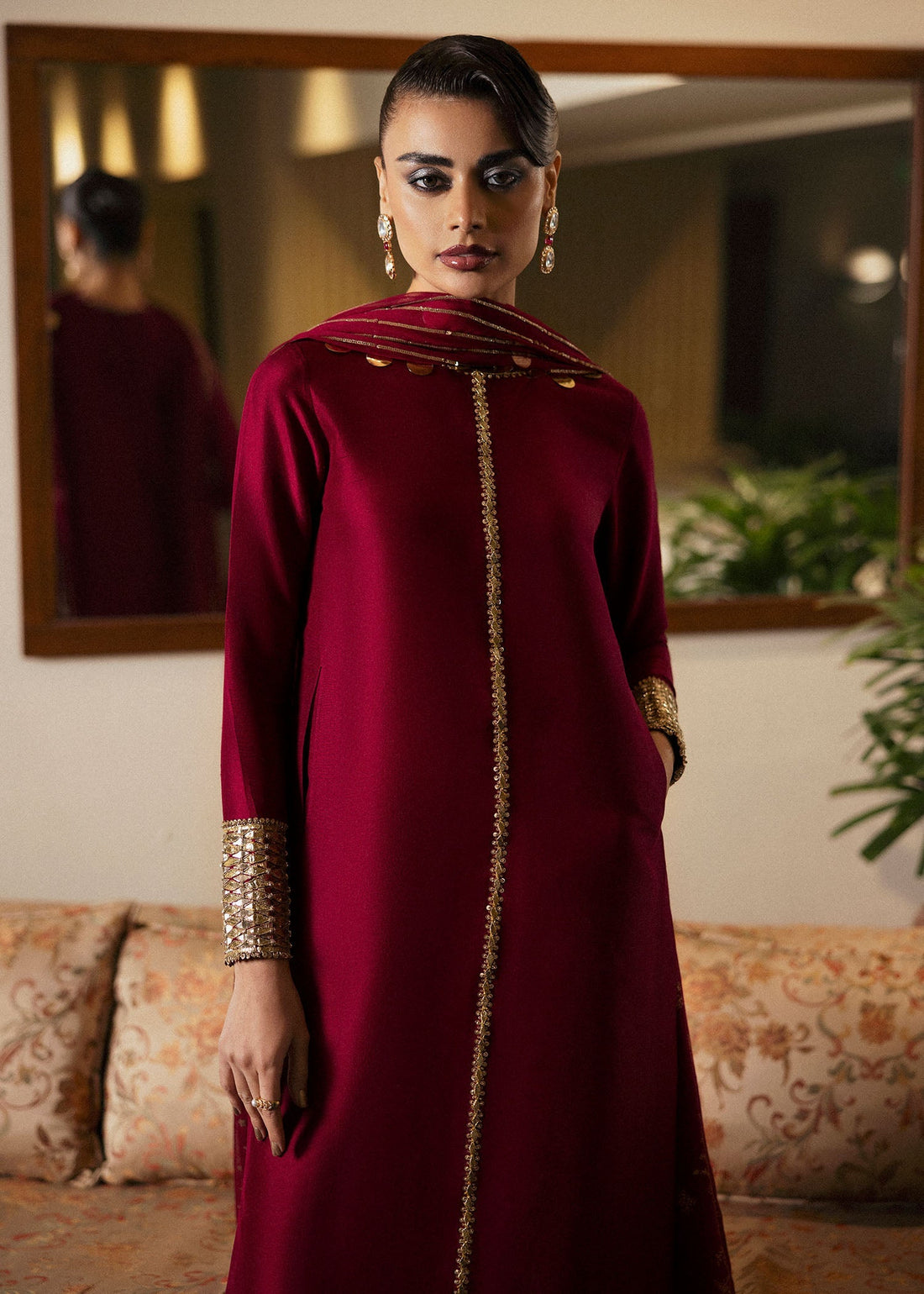 Hussain Rehar | Basic Not Basic |   Mulbery by Hussain Rehar - Designer Dress - Type: Ladies Clothes - Available at Libayah - 100% Original