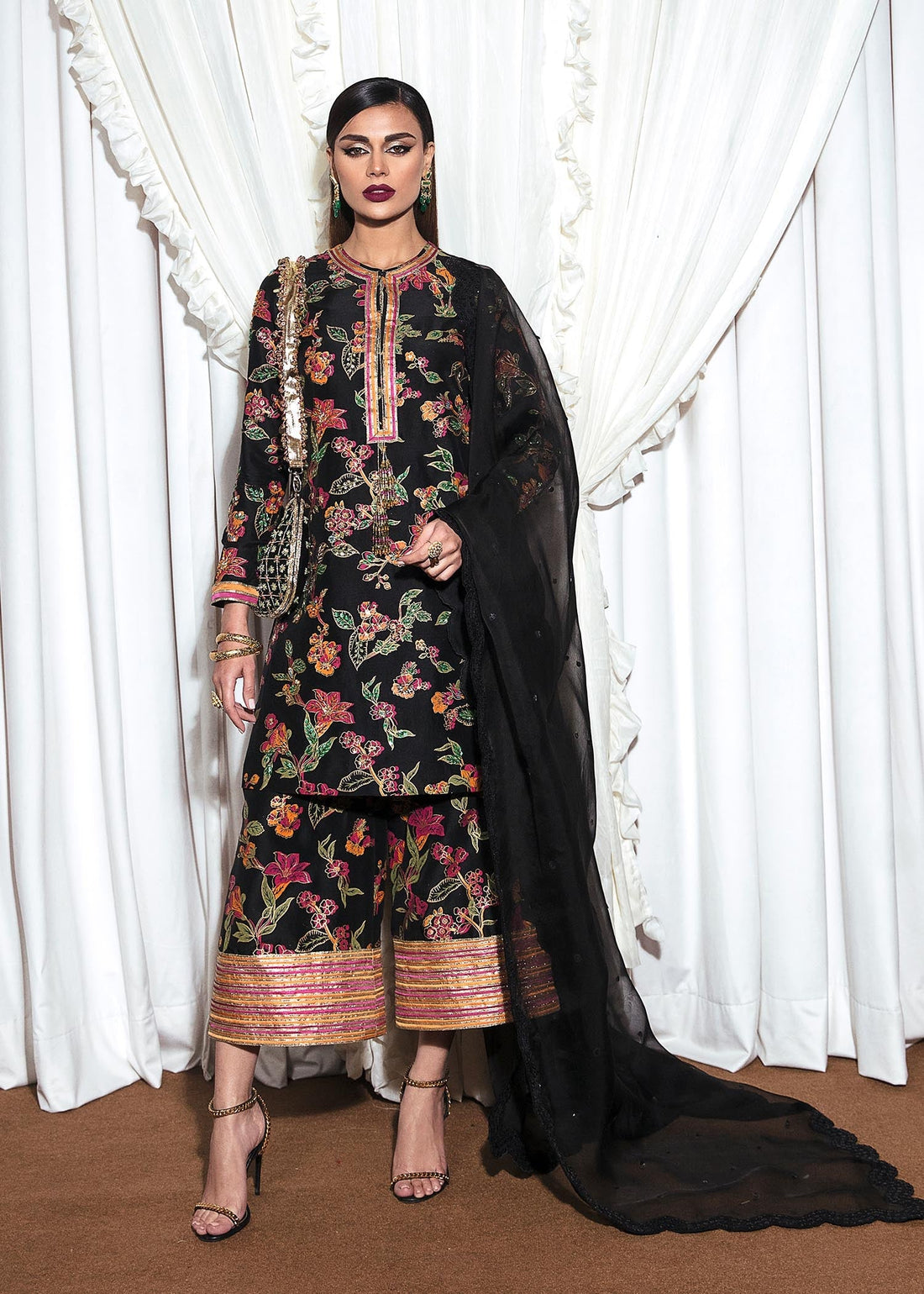 Hussain Rehar | Basic Not Basic |  Inky by Hussain Rehar - Designer Dress - Type: Ladies Clothes - Available at Libayah - 100% Original