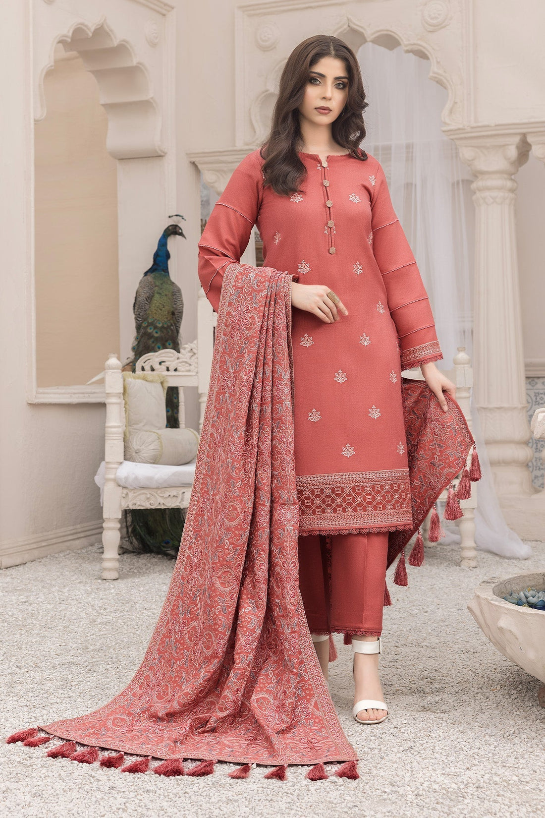 Imrozia Premium | Bella Winter Pret | I.P-86 Fleur by Imrozia Premium - Designer Dress - Type: Ladies Clothes - Available at Libayah - 100% Original