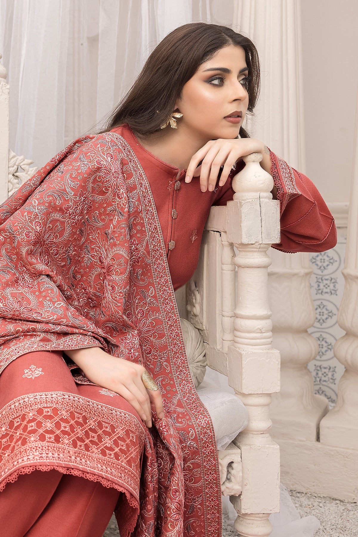 Imrozia Premium | Bella Winter Pret | I.P-86 Fleur by Imrozia Premium - Designer Dress - Type: Ladies Clothes - Available at Libayah - 100% Original