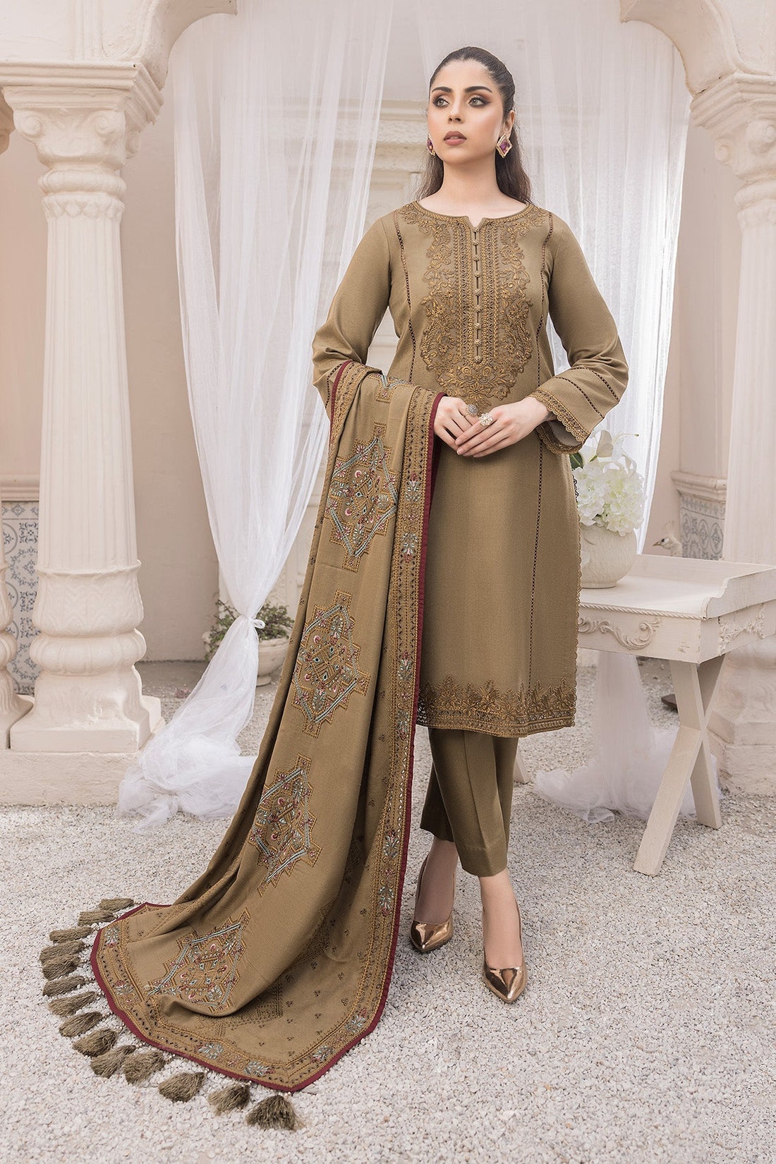 Imrozia Premium | Bella Winter Pret | I.P-91 Coeur by Imrozia Premium - Designer Dress - Type: Ladies Clothes - Available at Libayah - 100% Original