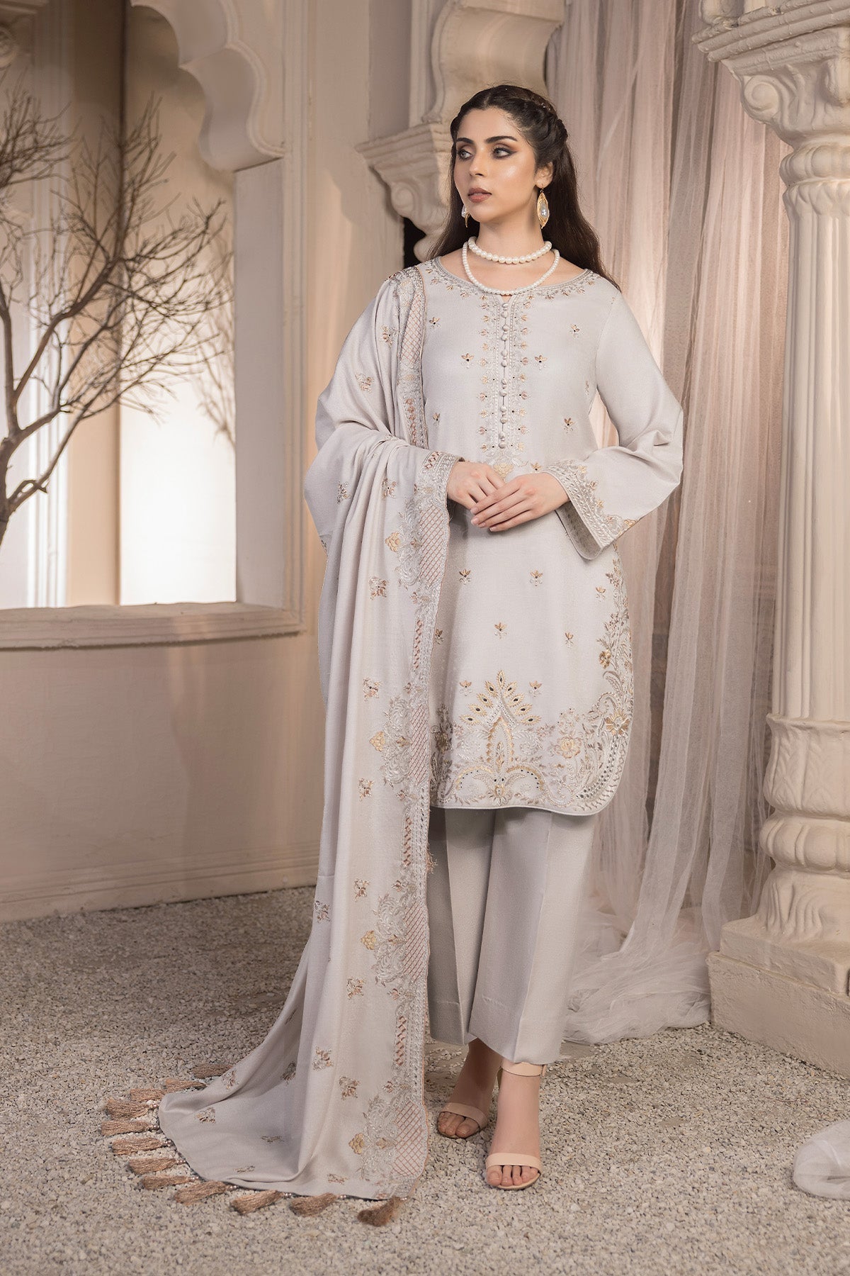 Imrozia Premium | Bella Winter Pret | I.P-93 Lumiere by Imrozia Premium - Designer Dress - Type: Ladies Clothes - Available at Libayah - 100% Original