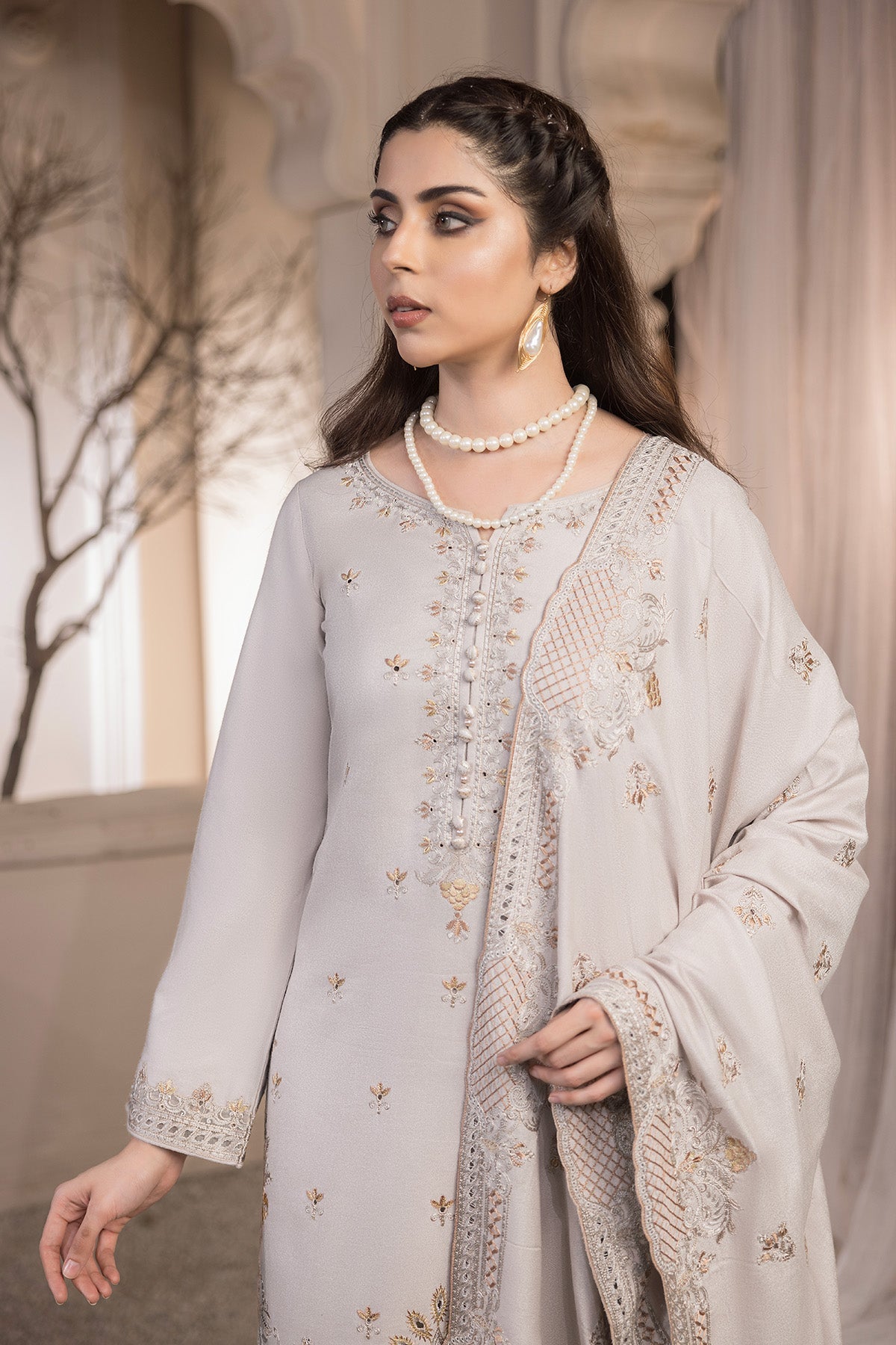 Imrozia Premium | Bella Winter Pret | I.P-93 Lumiere by Imrozia Premium - Designer Dress - Type: Ladies Clothes - Available at Libayah - 100% Original