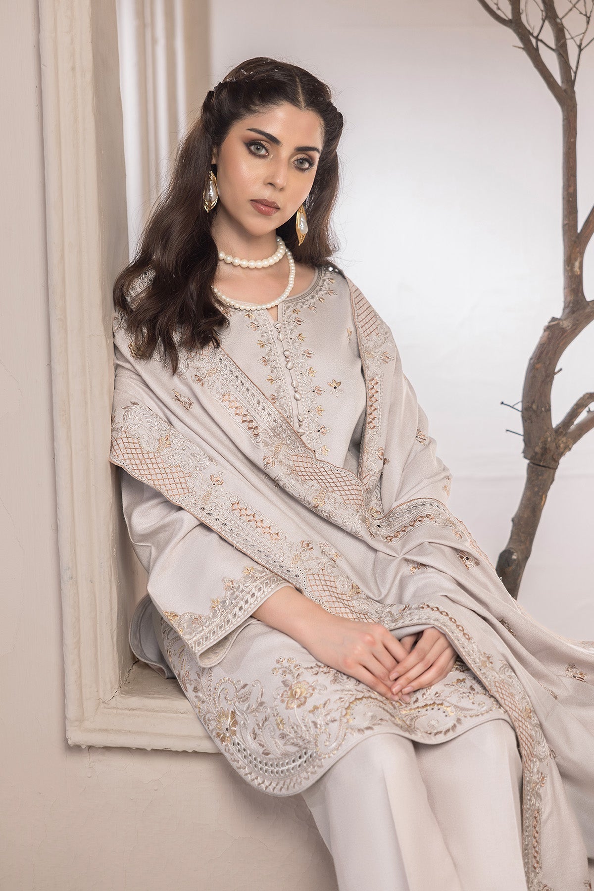 Imrozia Premium | Bella Winter Pret | I.P-93 Lumiere by Imrozia Premium - Designer Dress - Type: Ladies Clothes - Available at Libayah - 100% Original