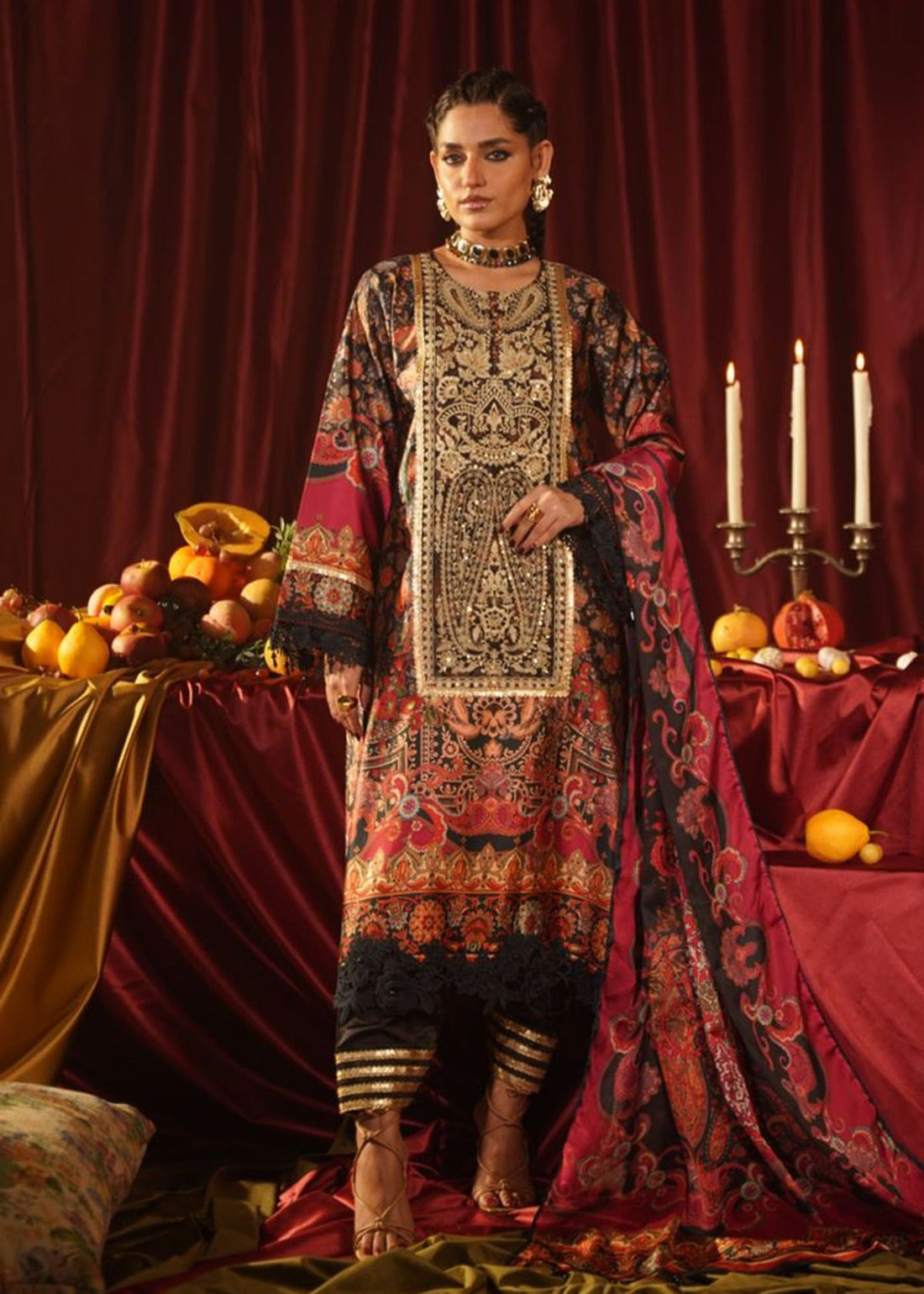 Myeesha | Roohi Silk Edit 24 | Zarqa by Myeesha - Designer Dress - Type: Ladies Clothes - Available at Libayah - 100% Original