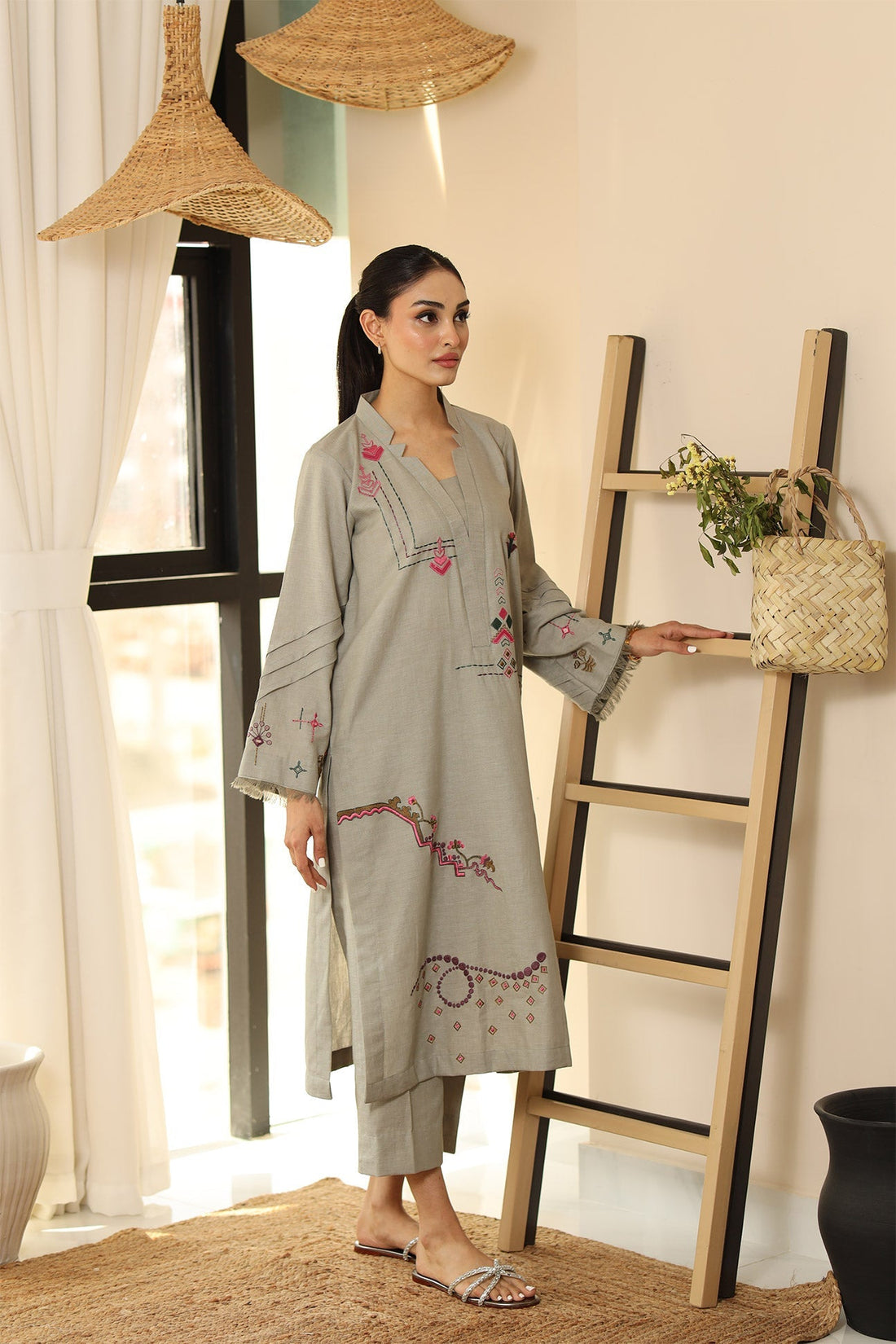 Flairs Studio | Luxury Pret | IVORY by Flairs Studio - Designer Dress - Type: Luxury - Available at Libayah - 100% Original