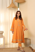Flairs Studio | Luxury Pret | ORANGE by Flairs Studio - Designer Dress - Type: Luxury - Available at Libayah - 100% Original