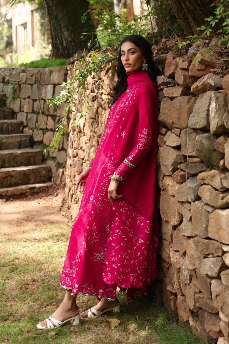 Qalamkar | Qlinekari Linen Collection | LM-13 TARA by Qalamkar - Designer Dress - Type: Luxury - Available at Libayah - 100% Original