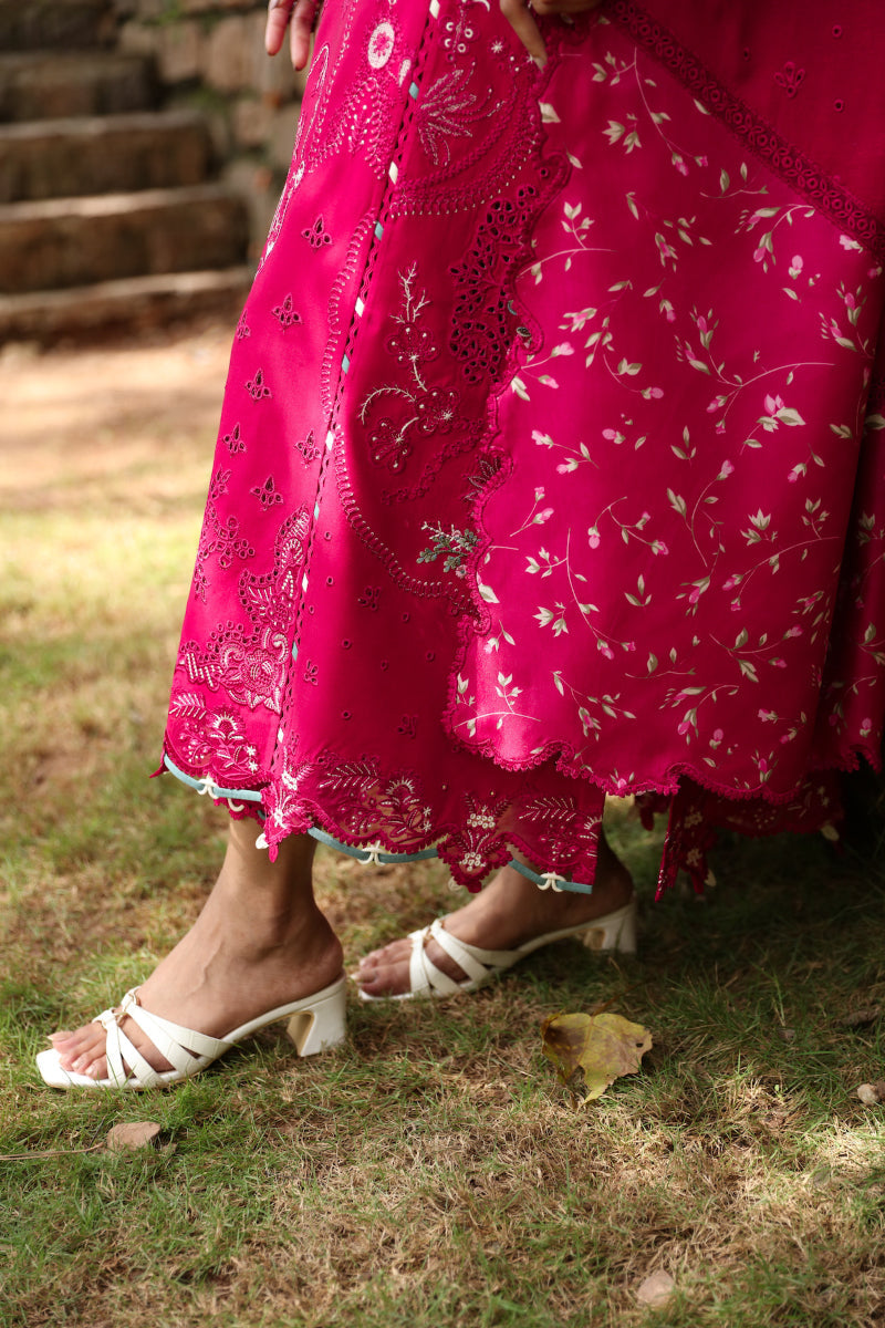 Qalamkar | Qlinekari Linen Collection | LM-13 TARA by Qalamkar - Designer Dress - Type: Luxury - Available at Libayah - 100% Original