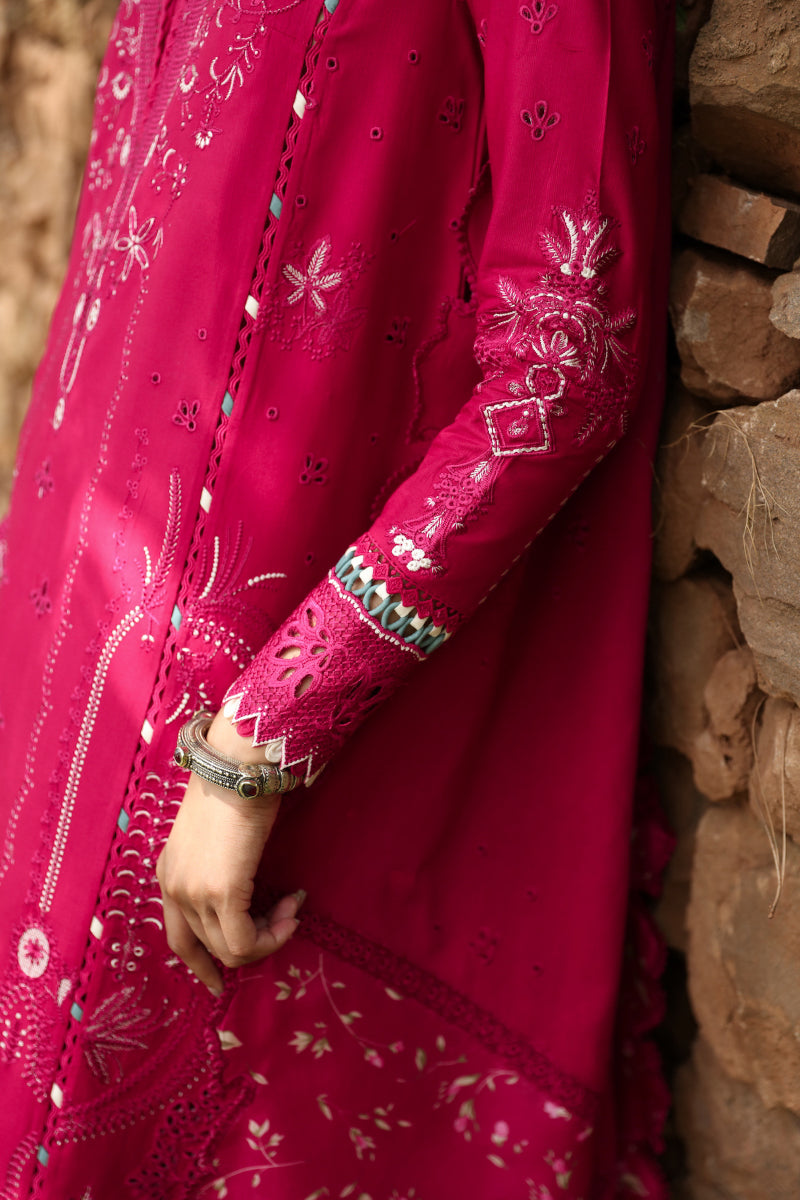 Qalamkar | Qlinekari Linen Collection | LM-13 TARA by Qalamkar - Designer Dress - Type: Luxury - Available at Libayah - 100% Original