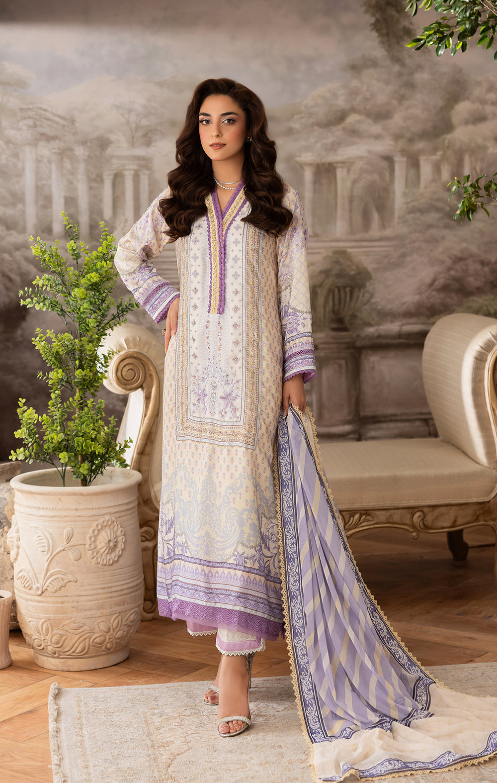 Maya | Eloura Silk Pret 25 |CELIA by Maya - Designer Dress  - Type : Ladies Clothes - Available at Libayah - 100% Original 
