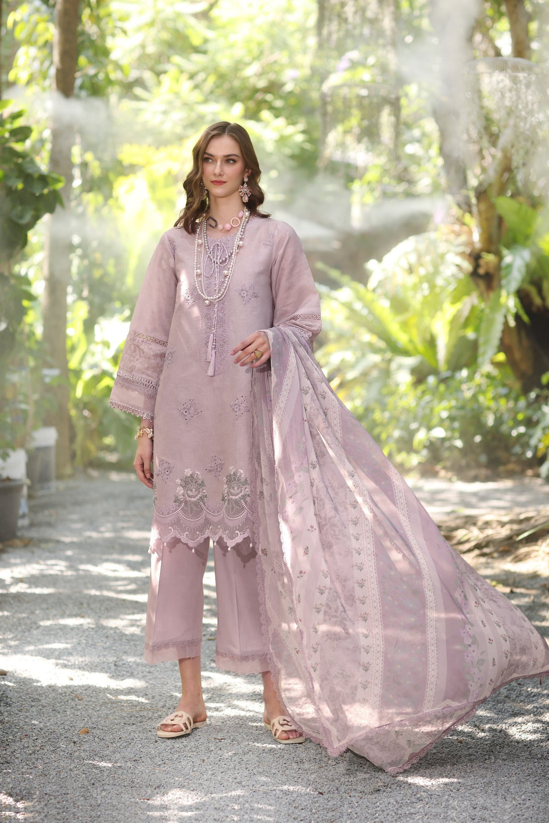 Noor by Saadia Asad | Eid Luxe Printedkari | D6-B by Noor by Saadia Asad - Designer Dress - Type: Ladies Clothes - Available at Libayah - 100% Original