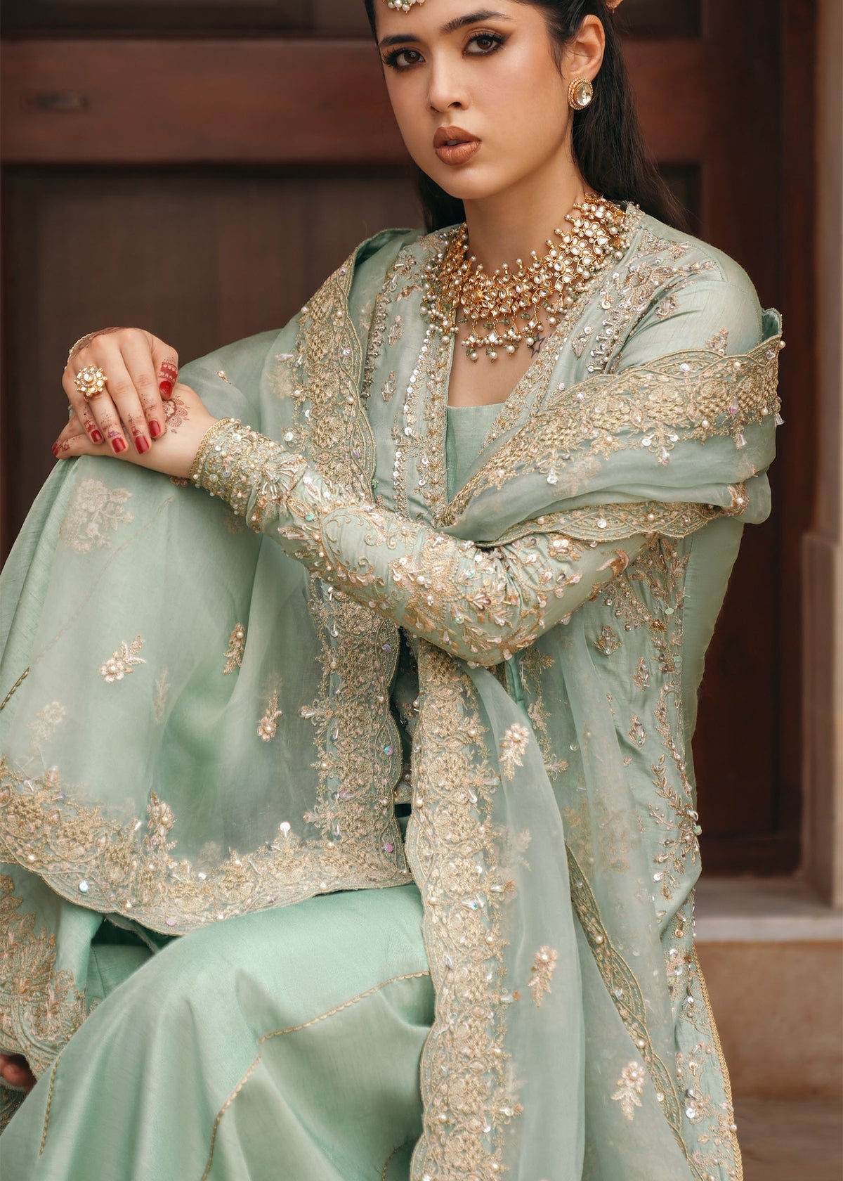 Kanwal Malik | Saheli Luxury Pret 24 | Kaneez by Kanwal Malik - Designer Dress  - Type : Ladies Clothes - Available at Libayah - 100% Original 