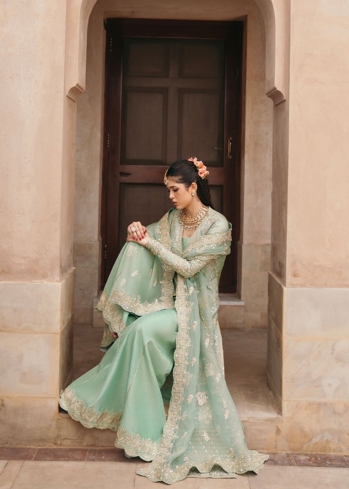 Kanwal Malik | Saheli Luxury Pret 24 | Kaneez by Kanwal Malik - Designer Dress  - Type : Ladies Clothes - Available at Libayah - 100% Original 