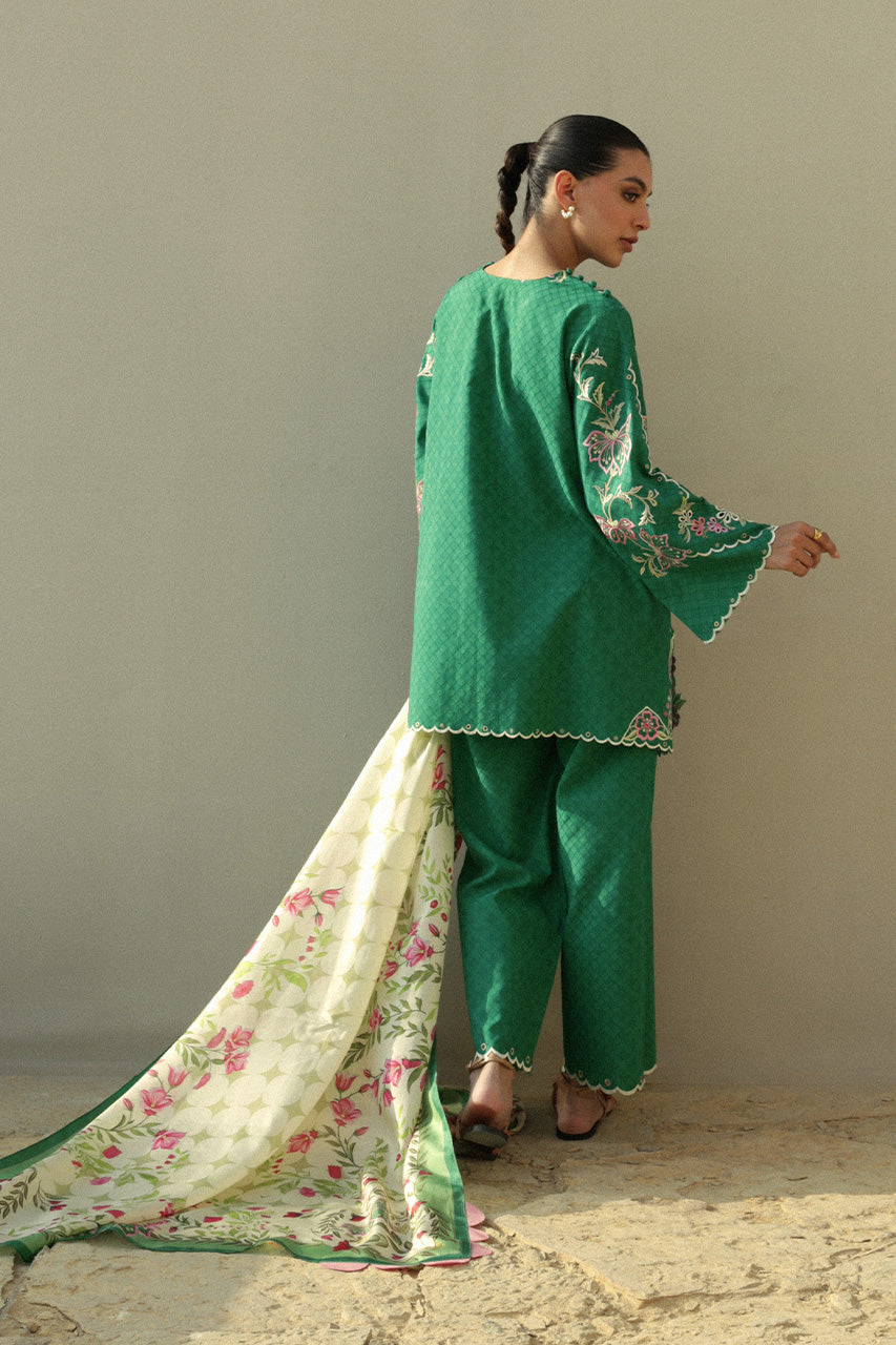 Sania Maskatiya | Luxury Lawn 25 | Jehan (B) by Sania Maskatiya - Designer Dress  - Type : Ladies Clothes - Available at Libayah - 100% Original 