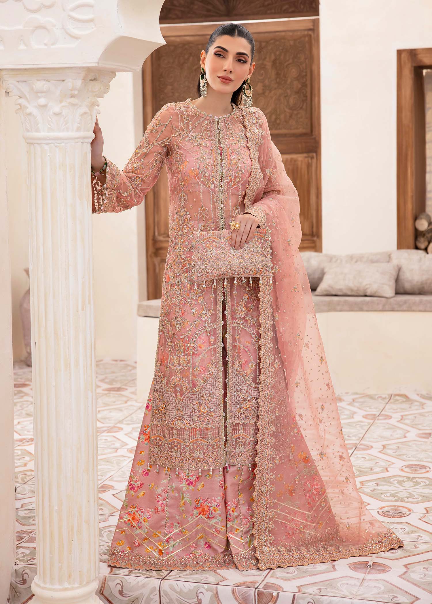 Kanwal Malik | Mirha Eid Luxury Pret 25 | Eshaal by Kanwal Malik - Designer Dress - Type: Ladies Clothes - Available at Libayah - 100% Original