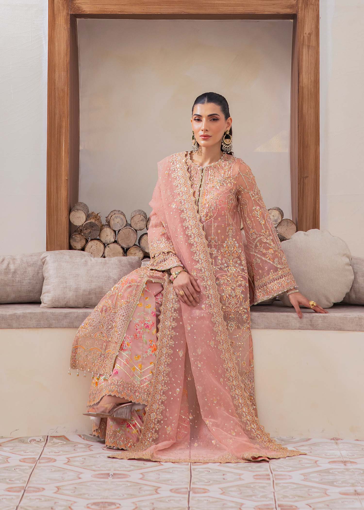 Kanwal Malik | Mirha Eid Luxury Pret 25 | Eshaal by Kanwal Malik - Designer Dress - Type: Ladies Clothes - Available at Libayah - 100% Original
