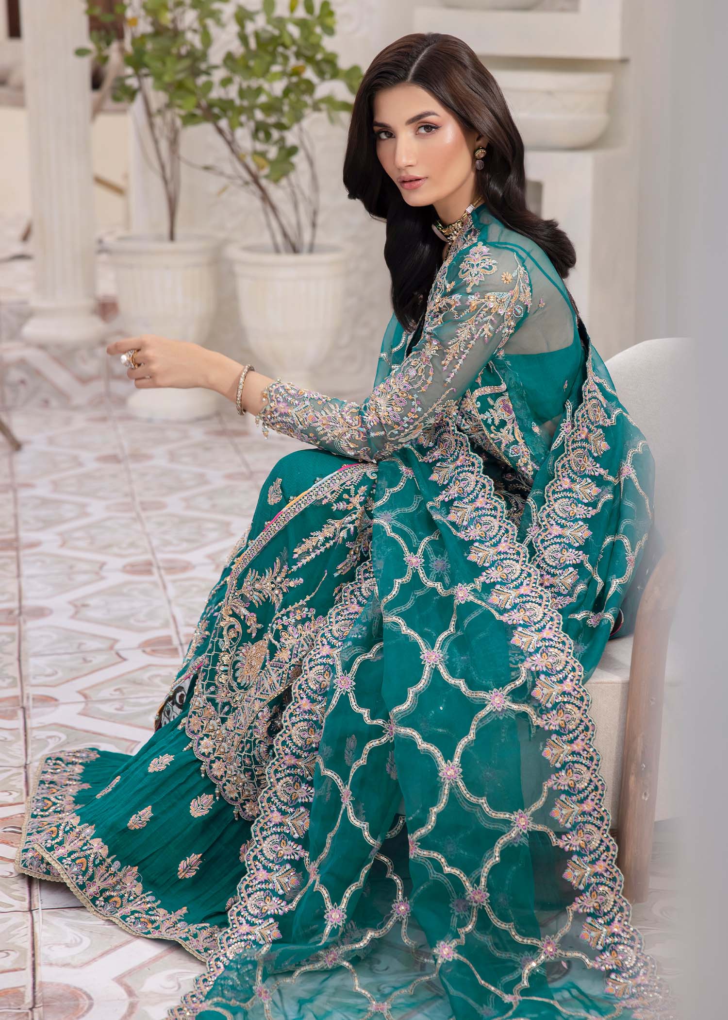 Kanwal Malik | Mirha Eid Luxury Pret 25 | Maya by Kanwal Malik - Designer Dress - Type: Ladies Clothes - Available at Libayah - 100% Original
